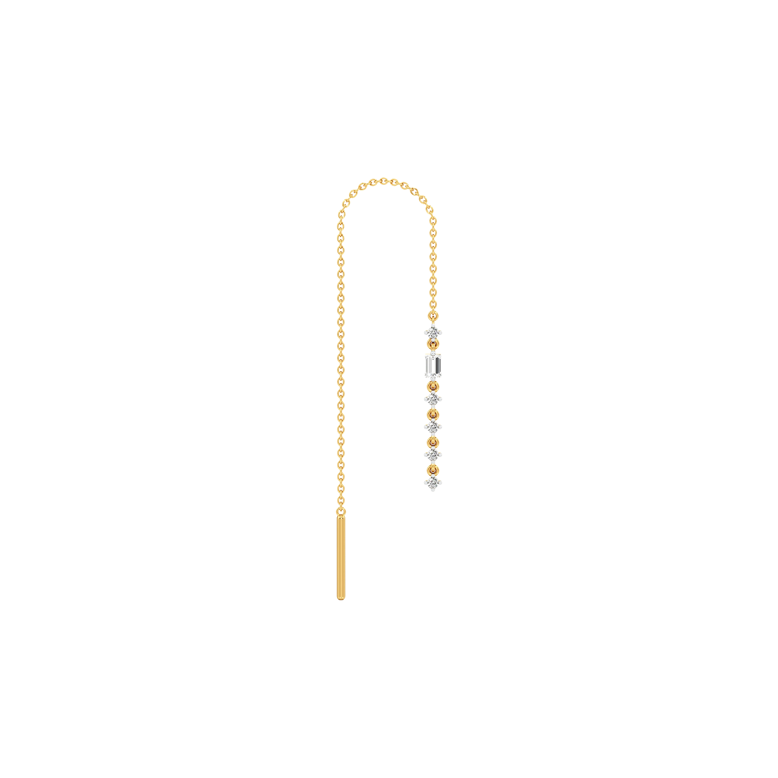 Starlit Threader Drop Earrings hover