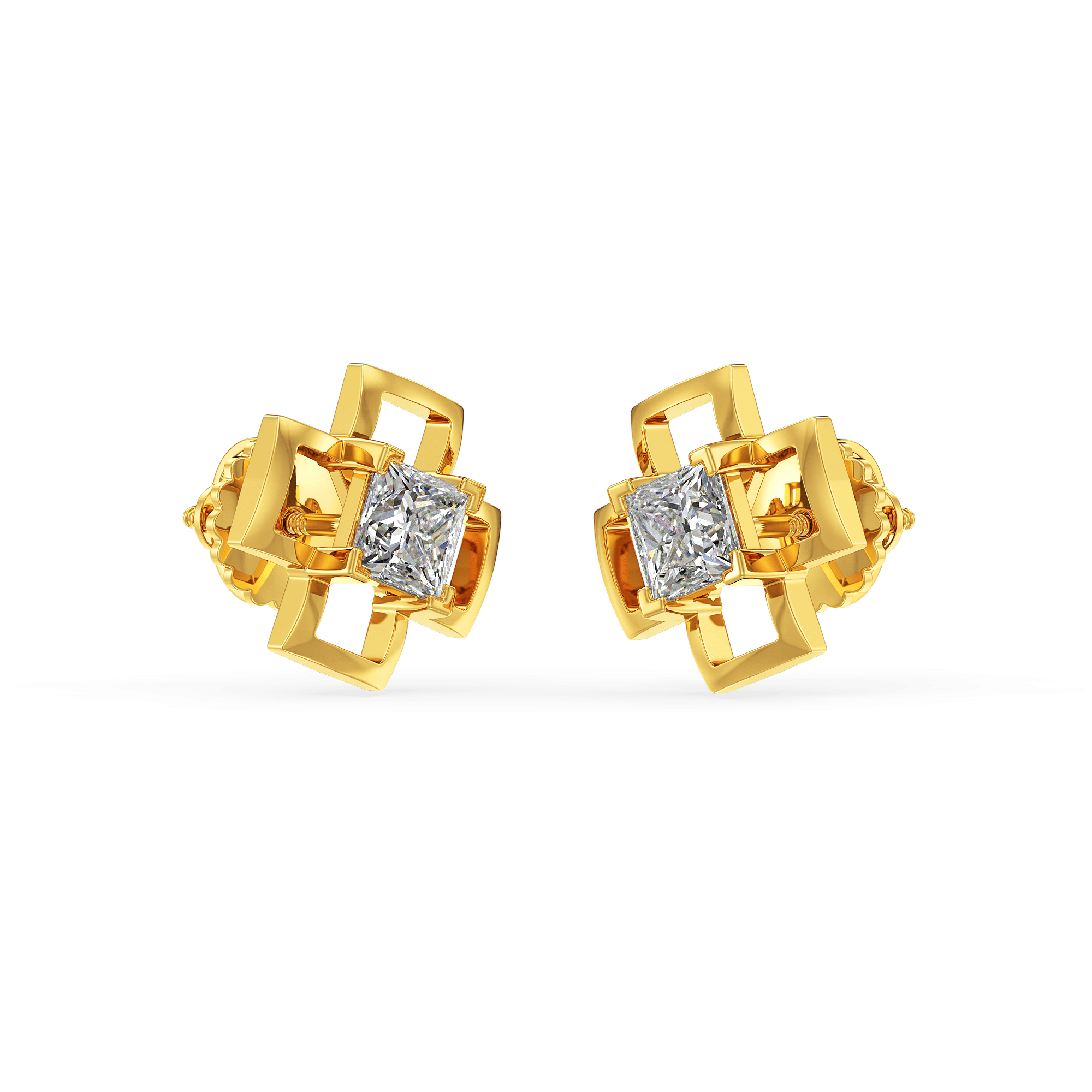 Golden Cross Studs 1
