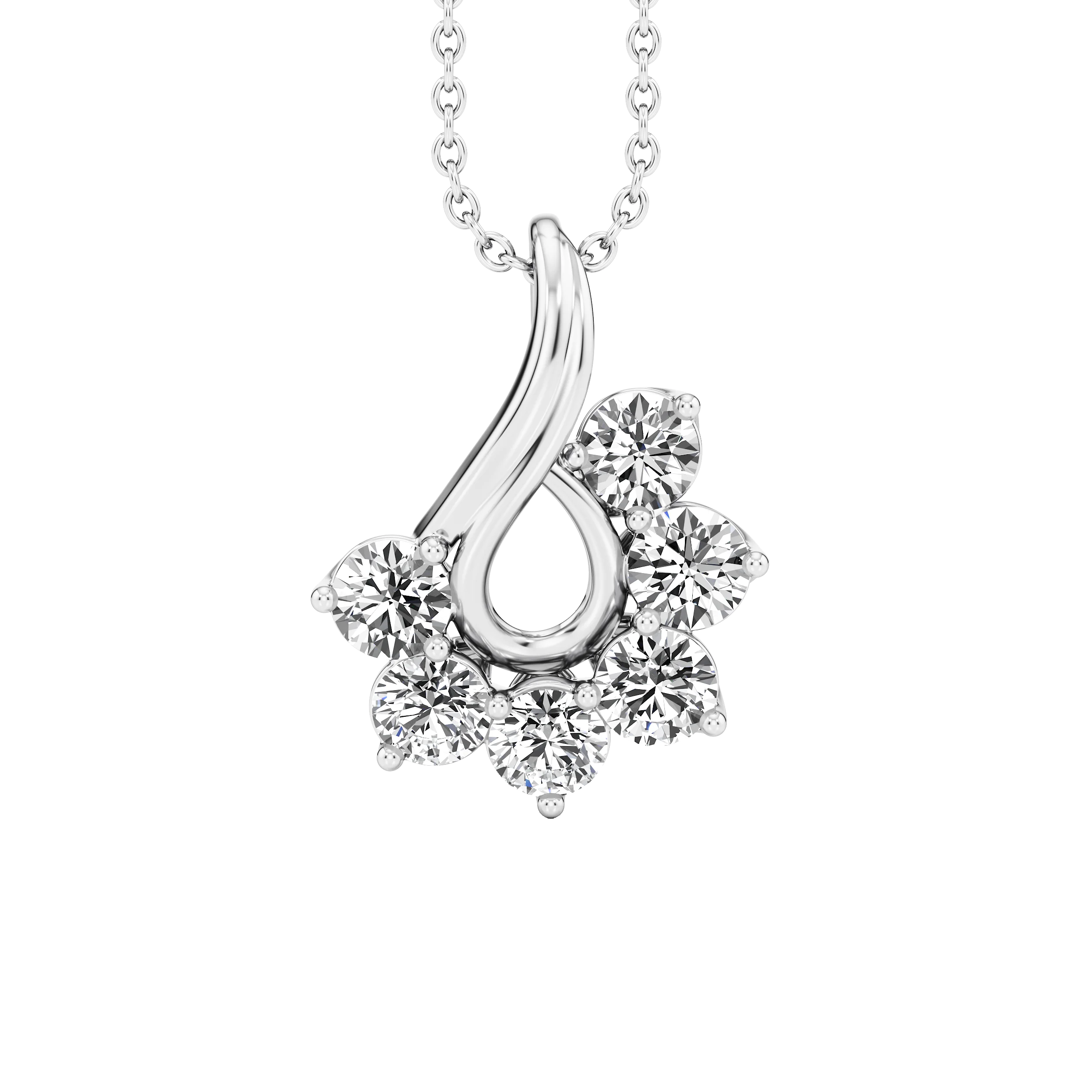 Loop Petal Pendant 7