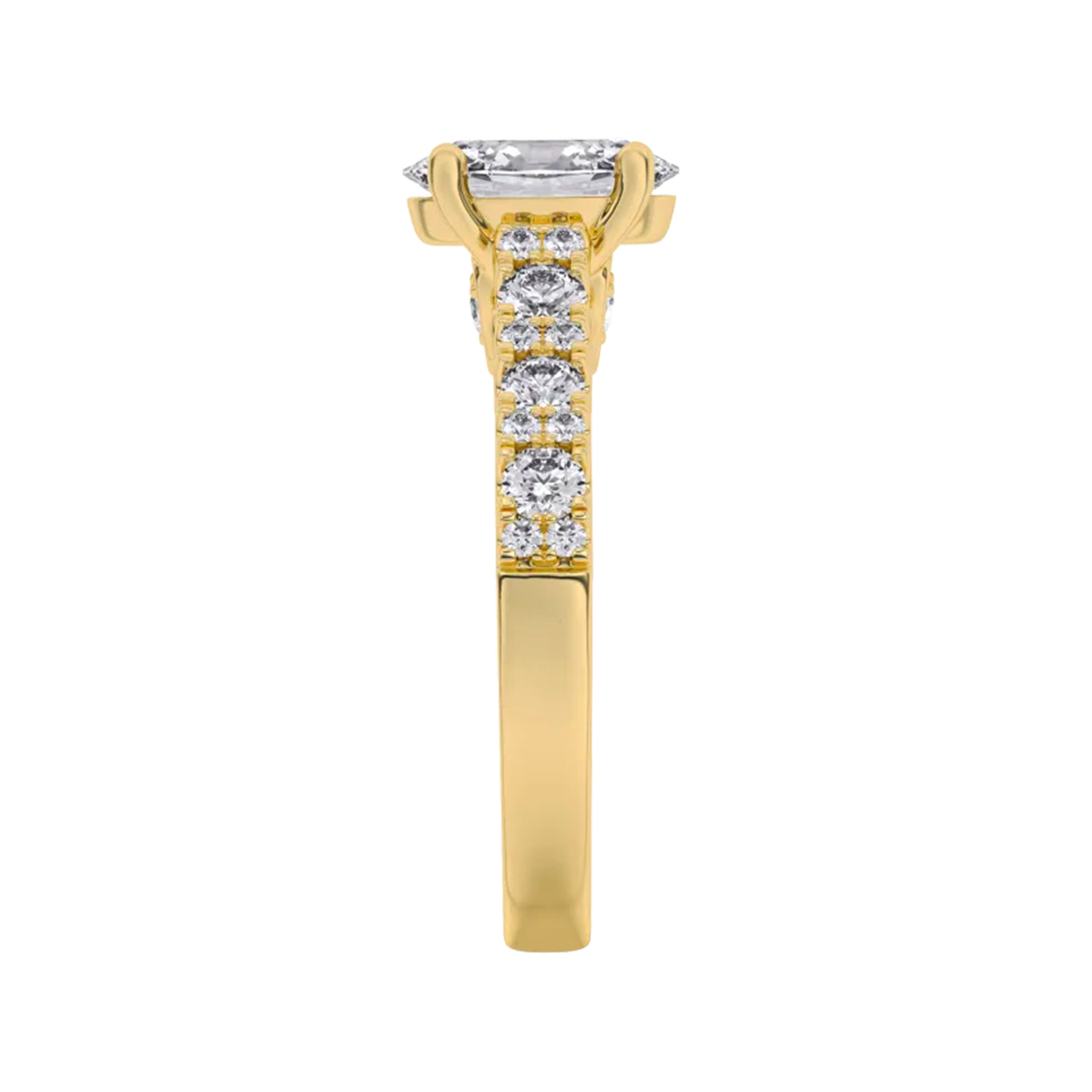 Nouveau Brilliance Solitaire Ring 5