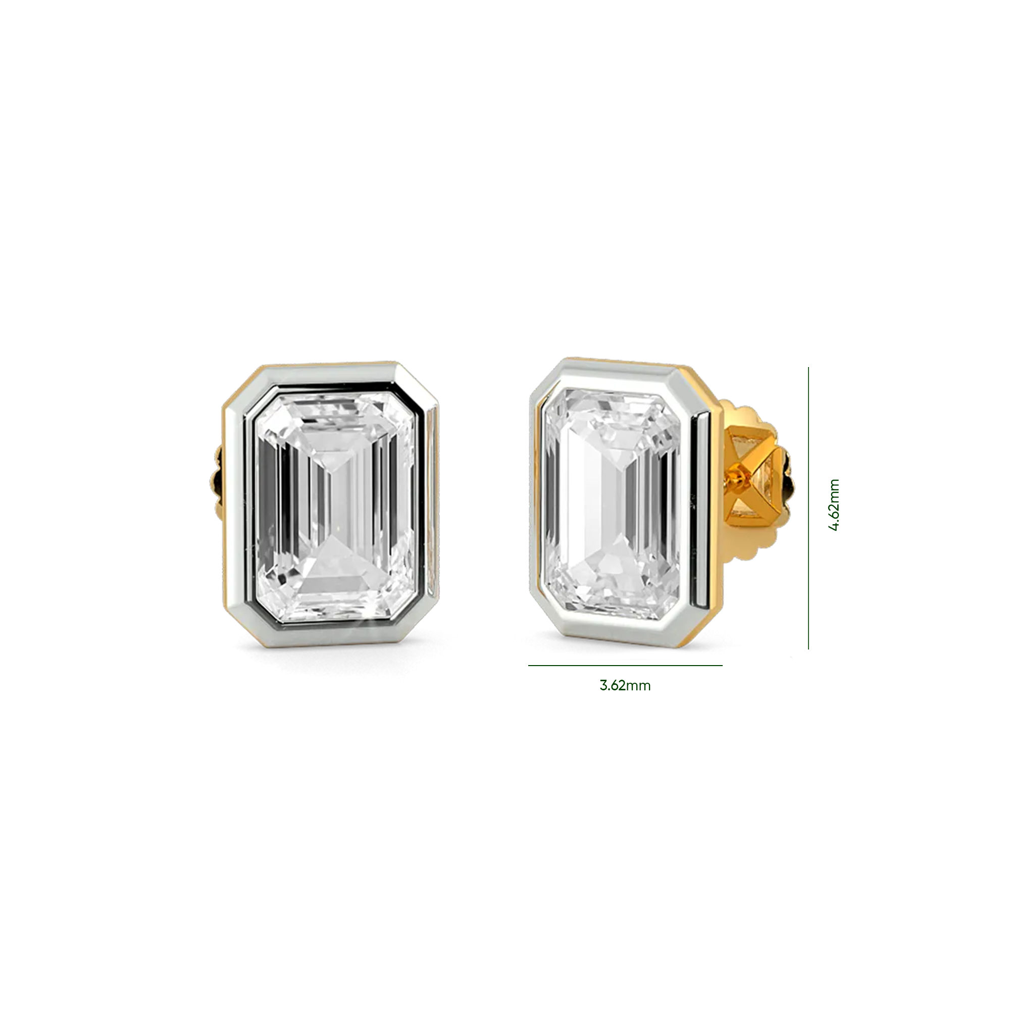 Bezel Muse Studs 4