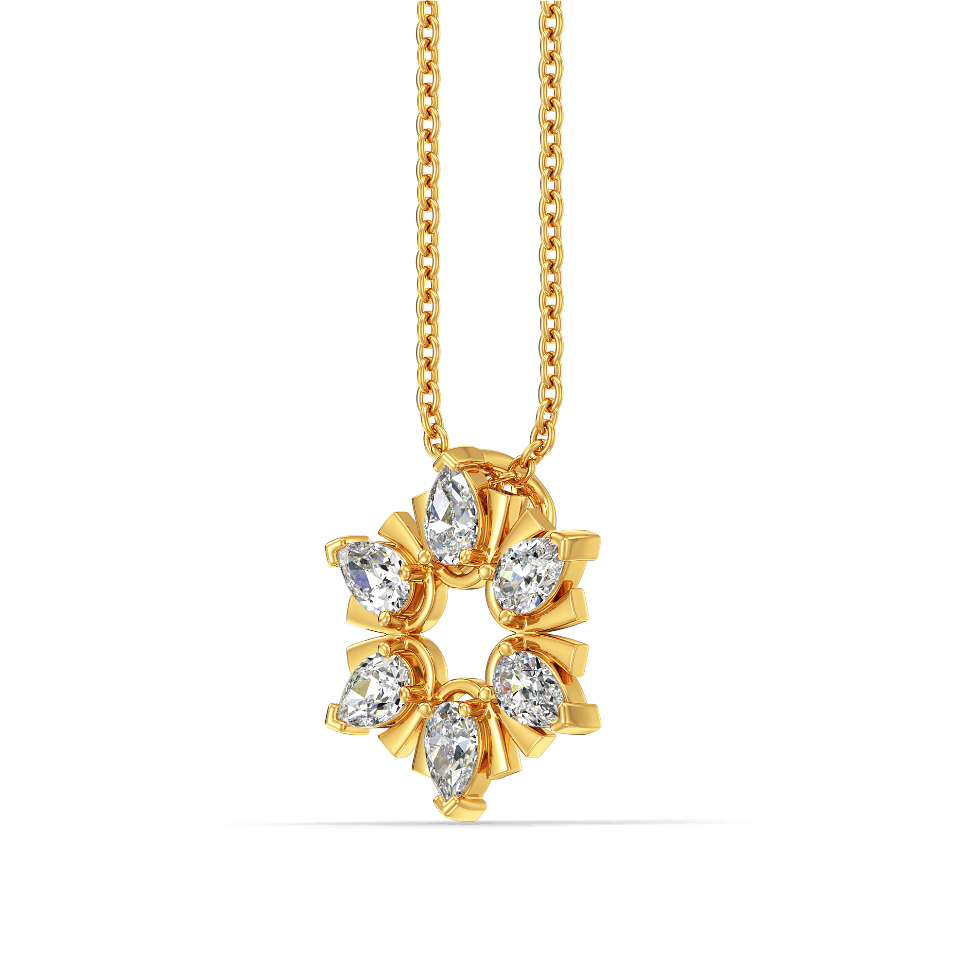 Sapphire Blossom Matrix Pendant 2