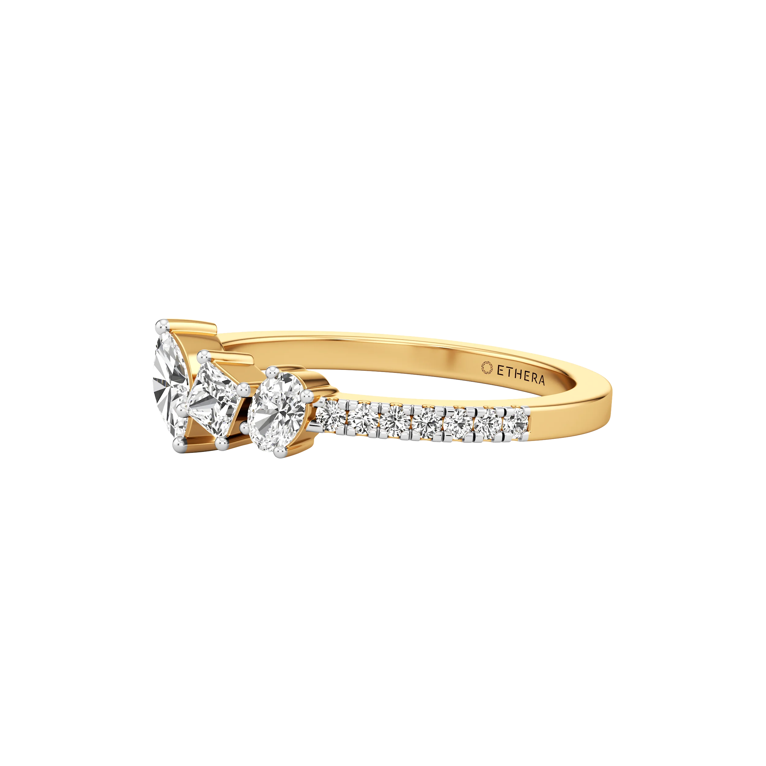 Marquise Arc Trio Ring 2