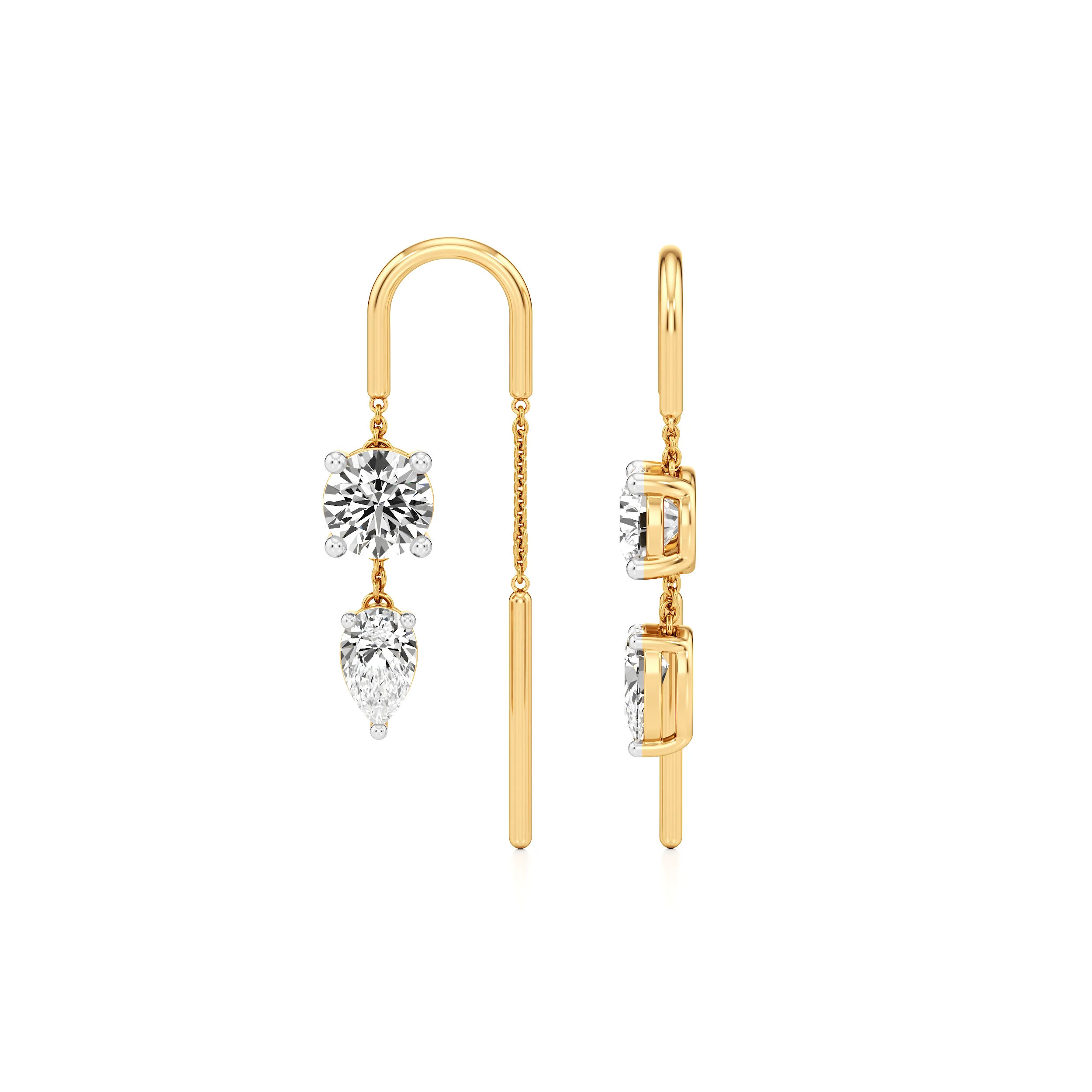 The Lyria Threader Earrings hover