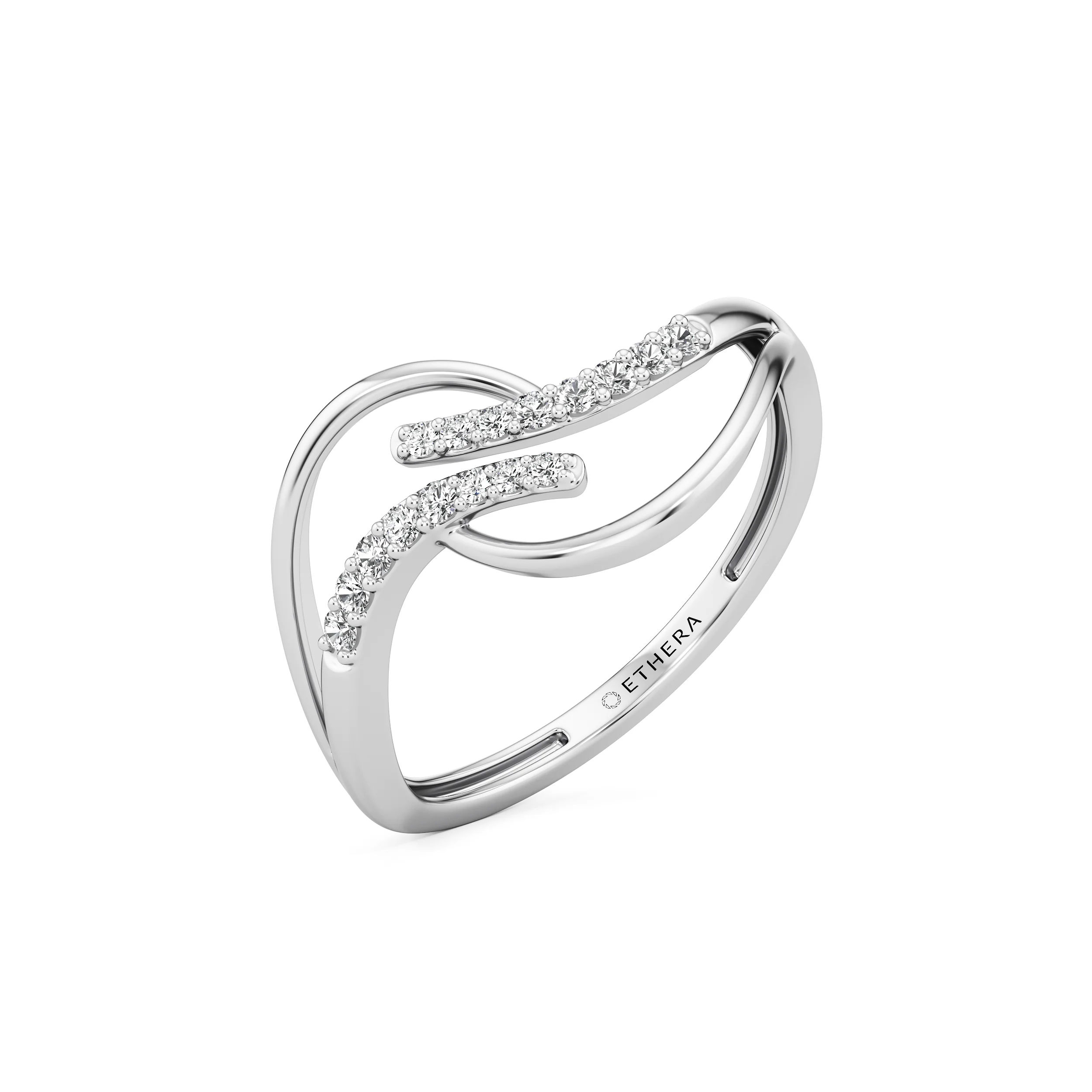 Infinity Flow Diamond Ring 7