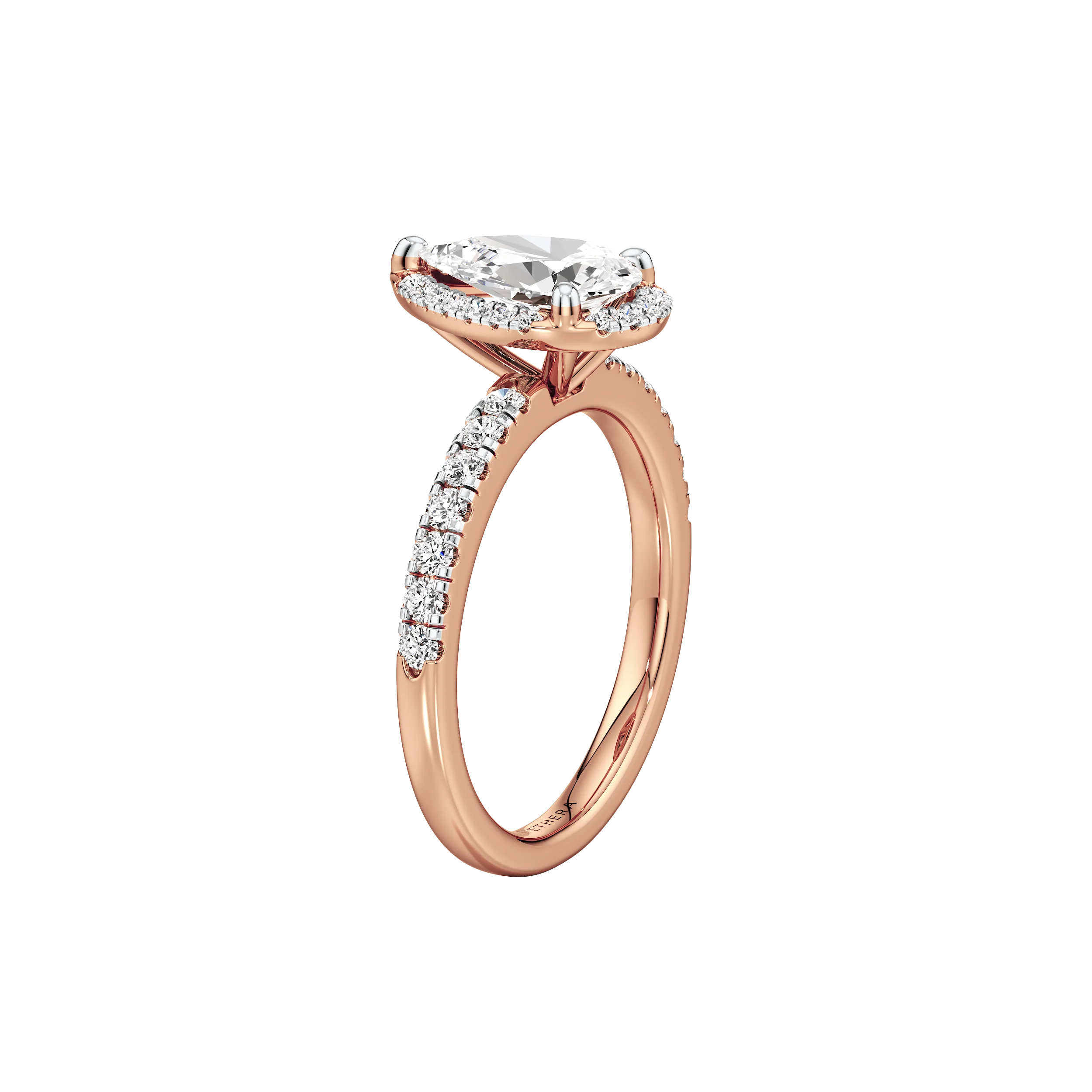 Halo Dewdrop Ring 13