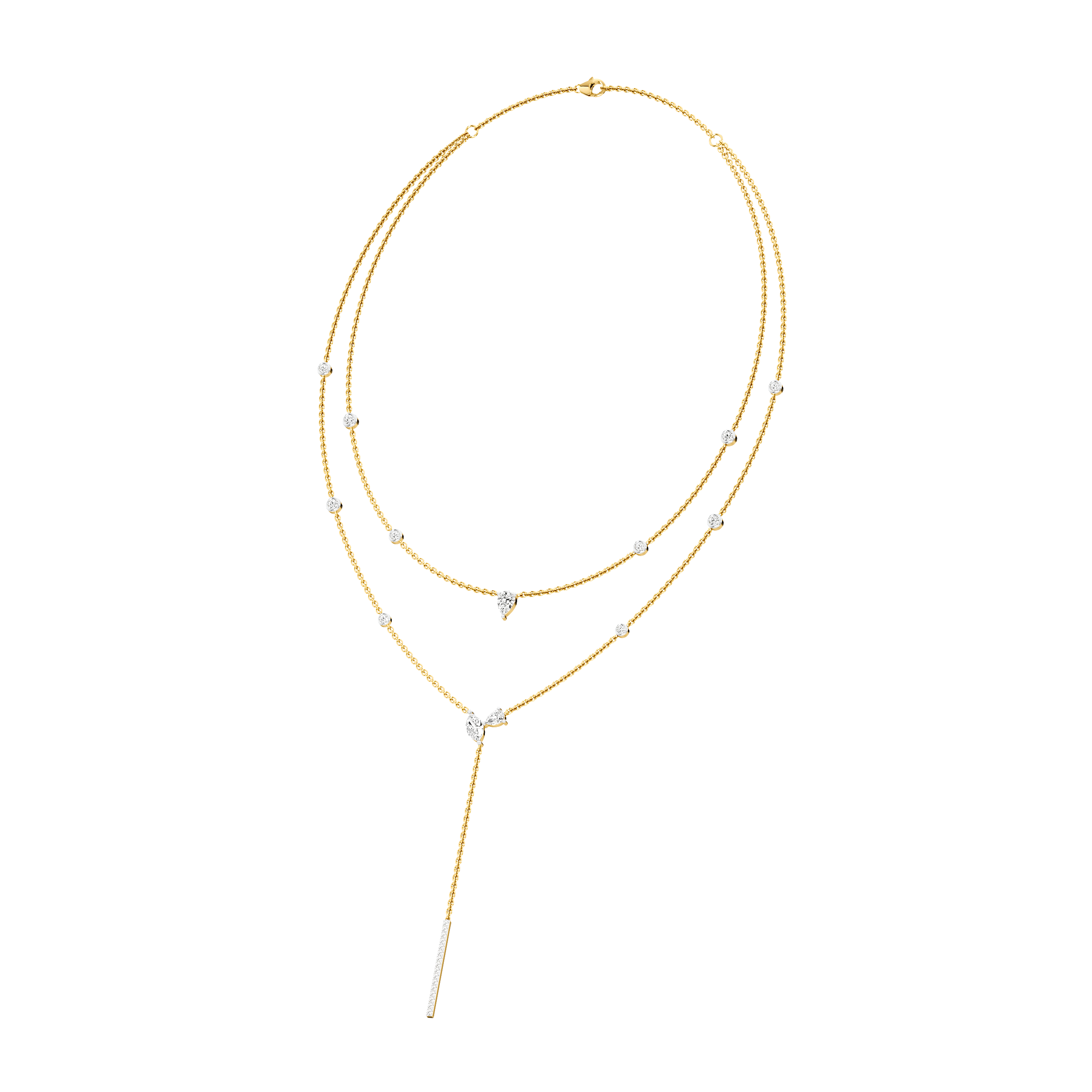 Confidence in Carats Lariat Necklace 2