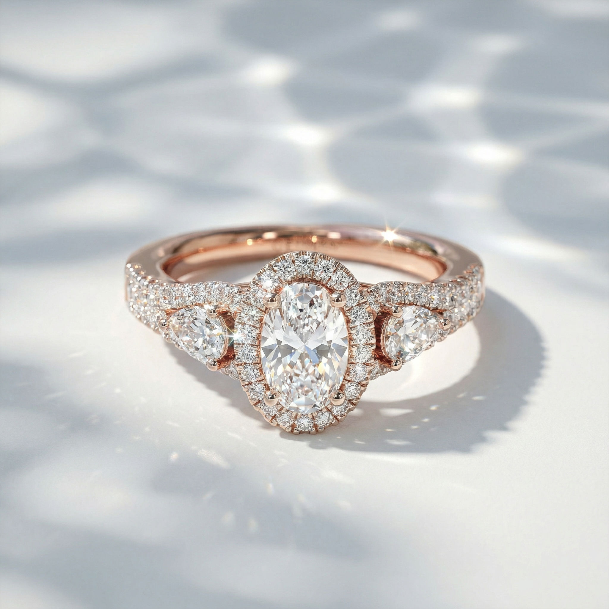 Radiance Triology 3 Stone Ring 2