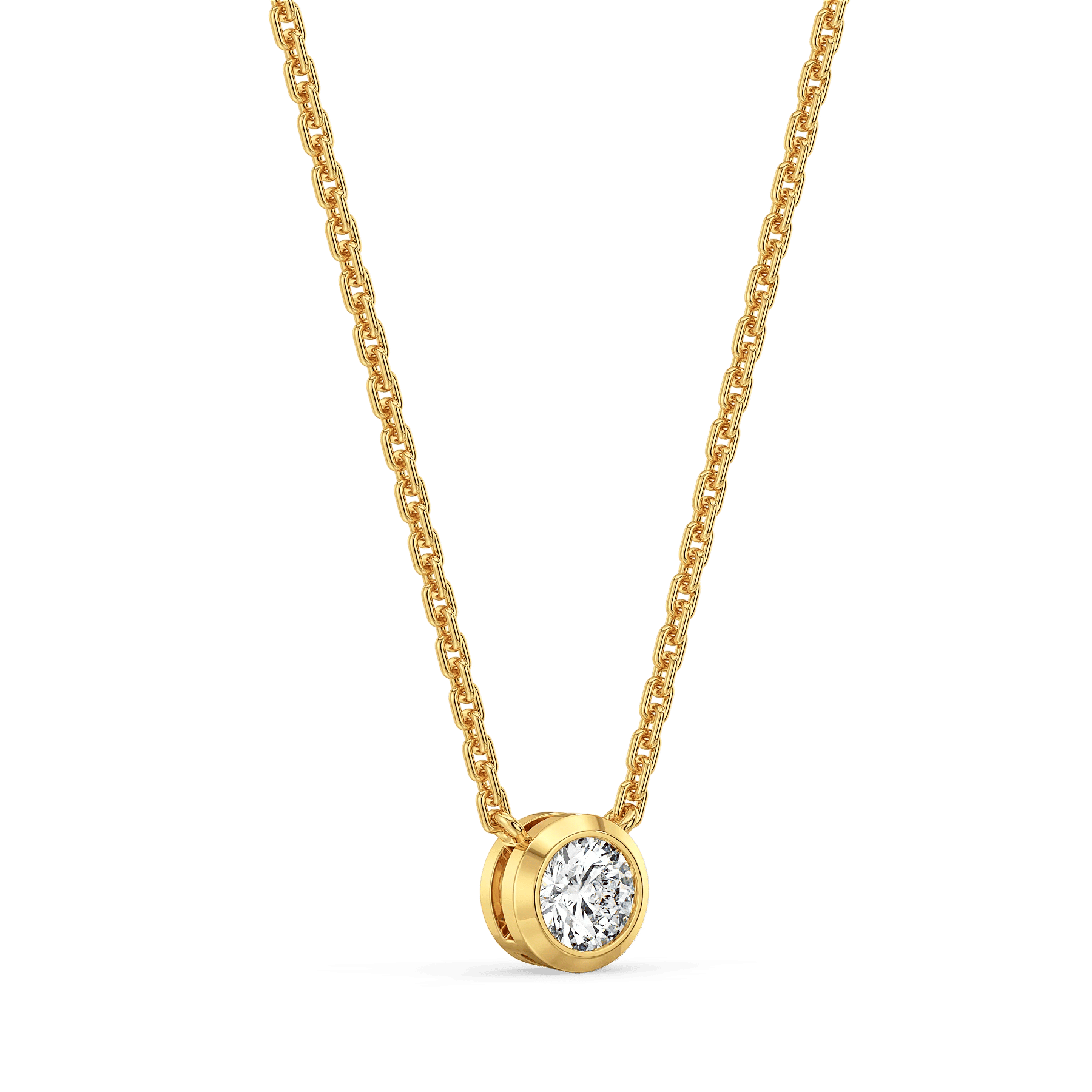 Everyday Orbit Solitaire Necklace 2