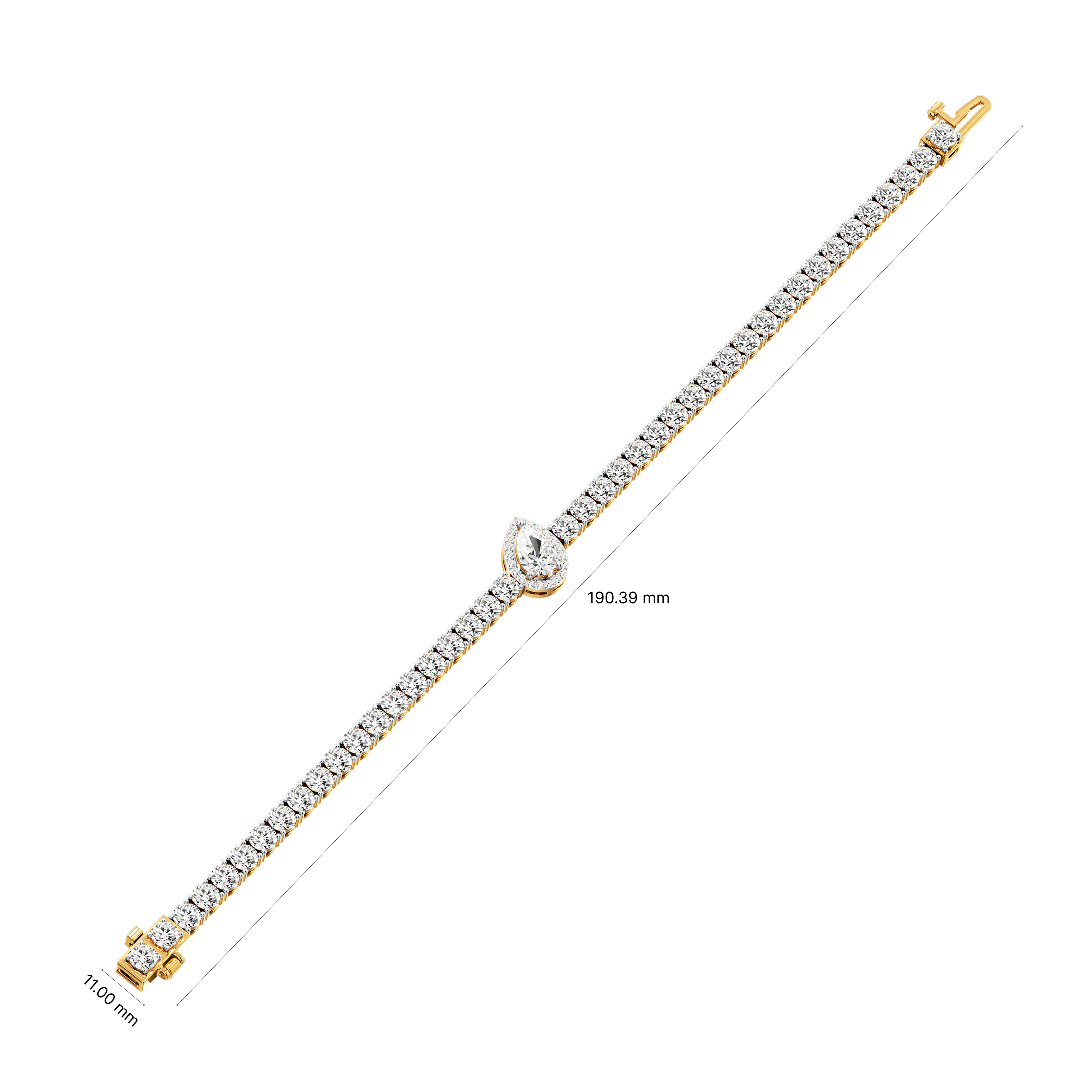 Diamante Royal Tennis Bracelet 11