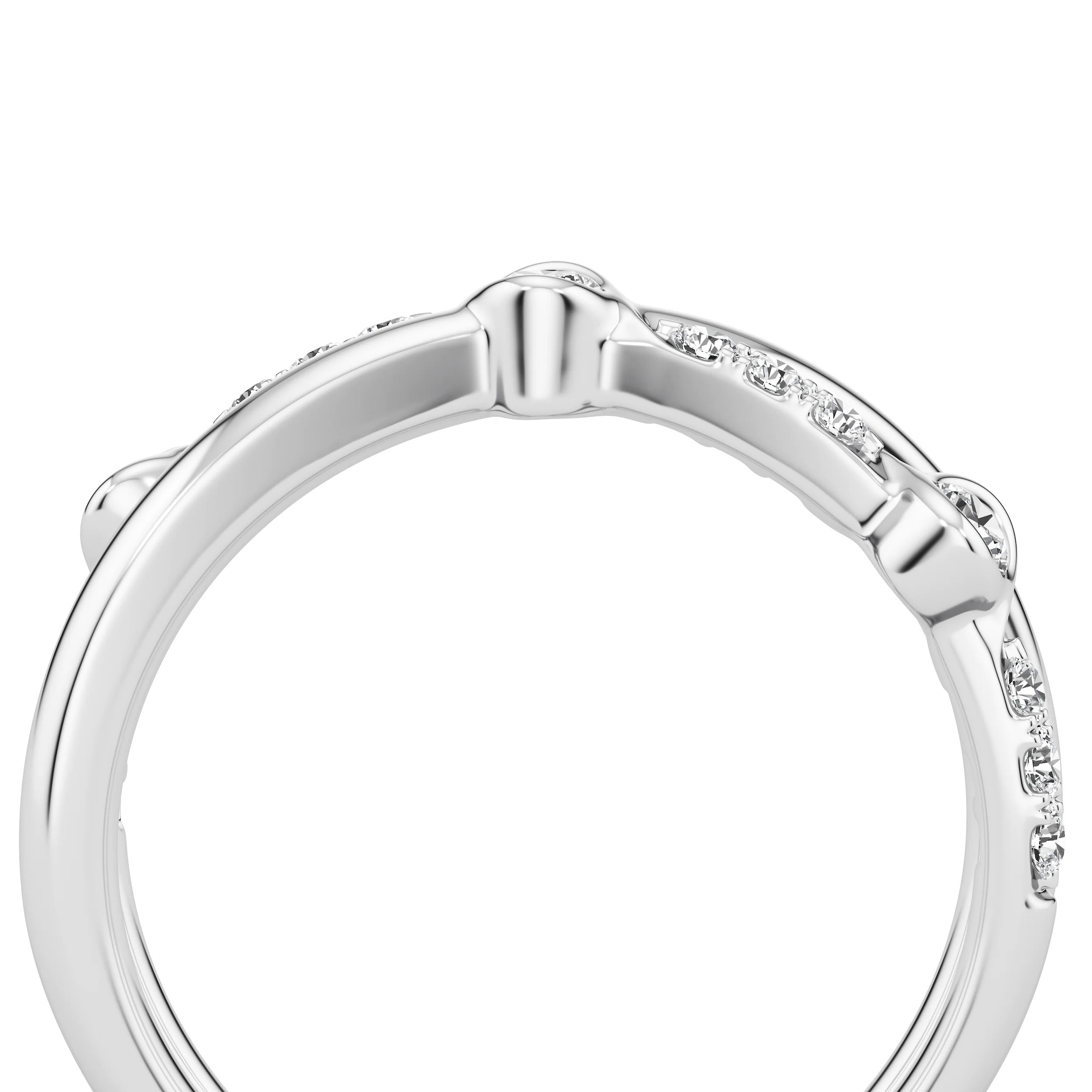 Twine Gleam Diamond Ring 11