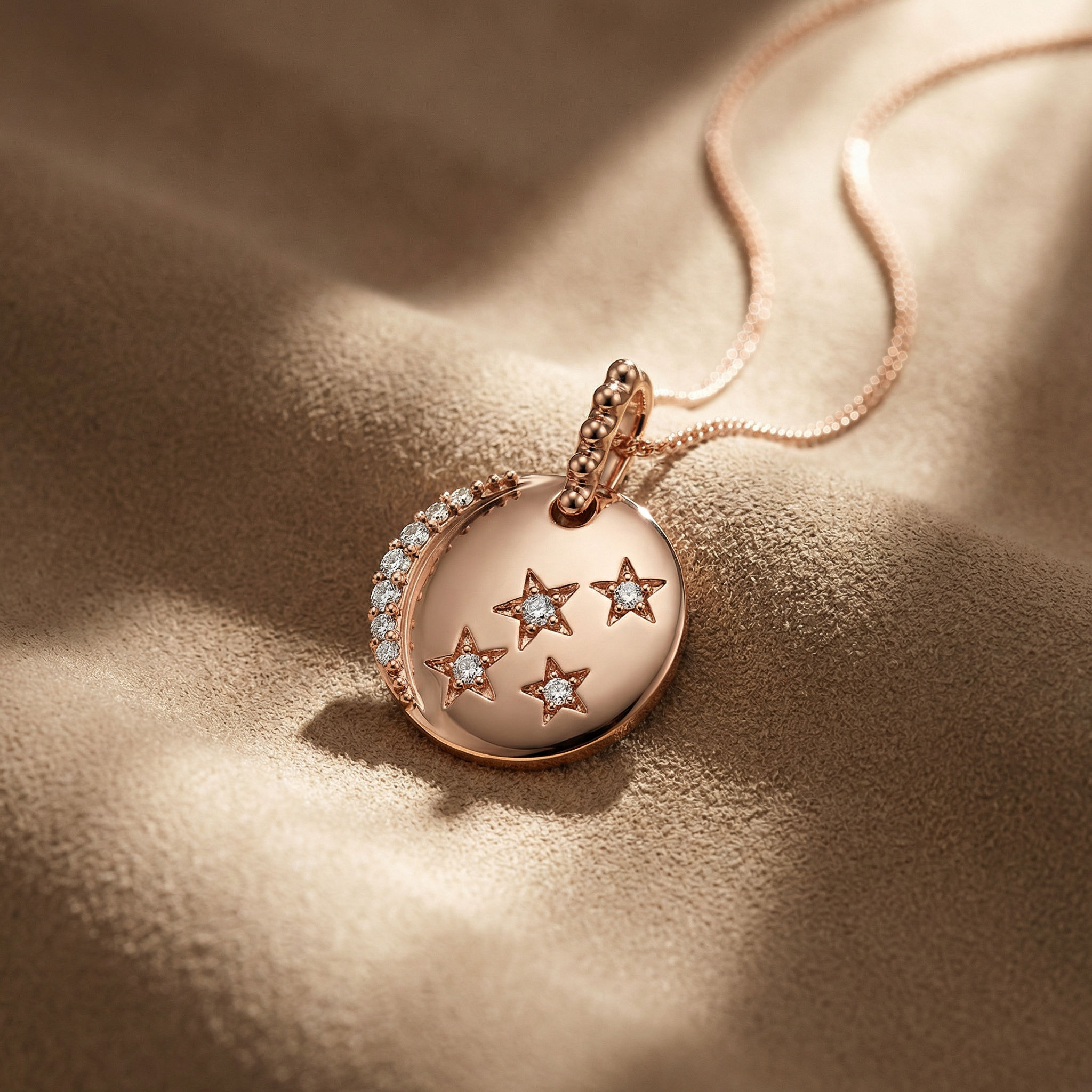 Stardust Disc Charm Pendant 2