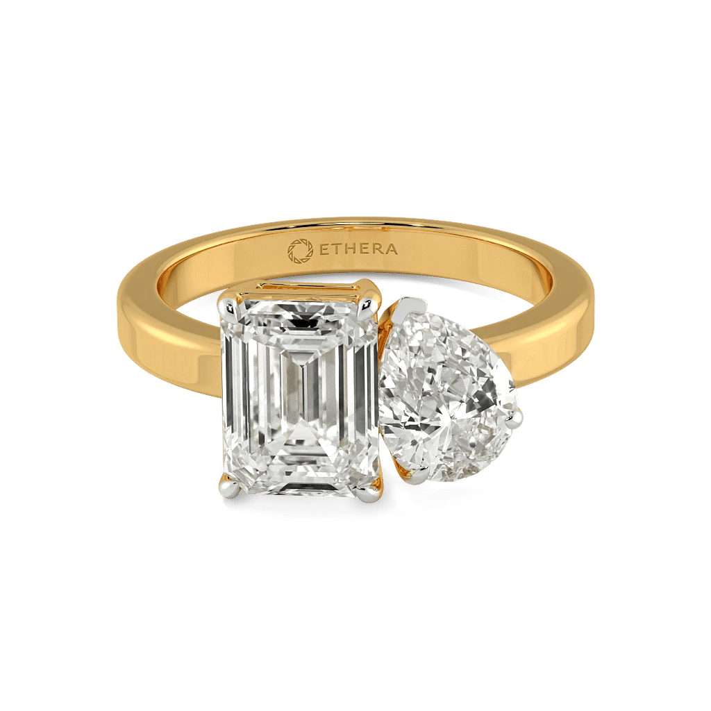 Double Embrace Toi et Moi Ring