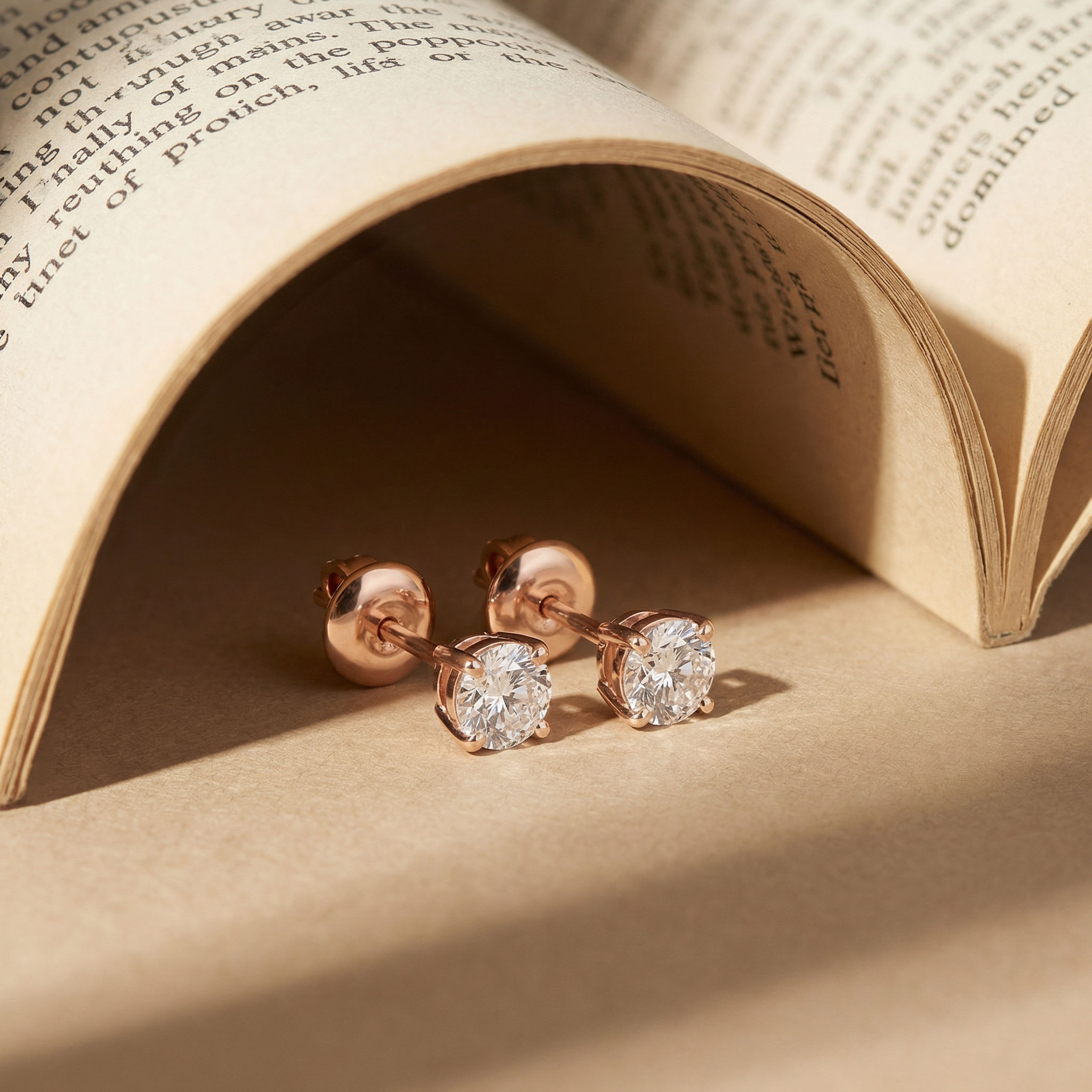 Dainty Orb Stud Earrings 2 Carat 2