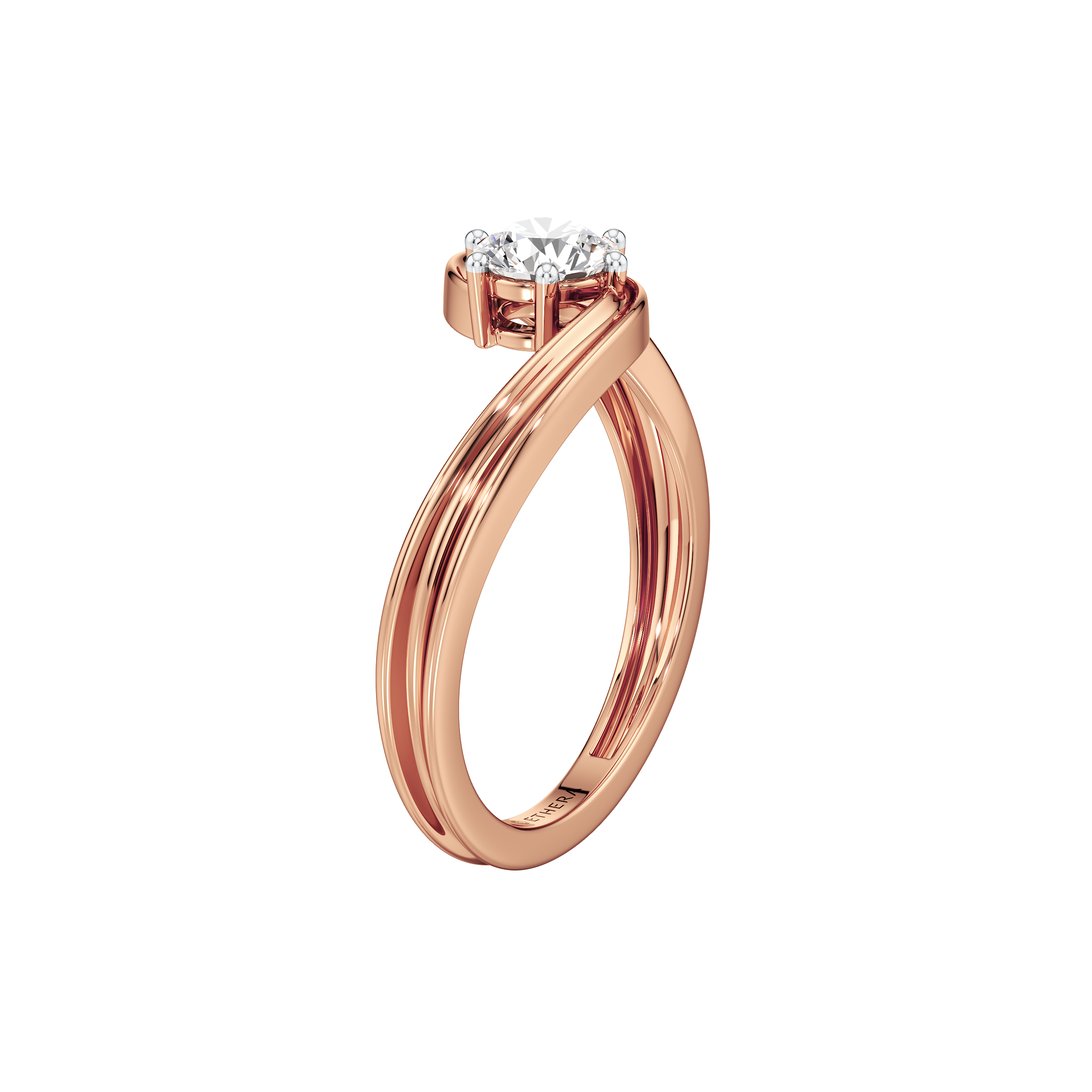 Glide Solitaire Ring 14