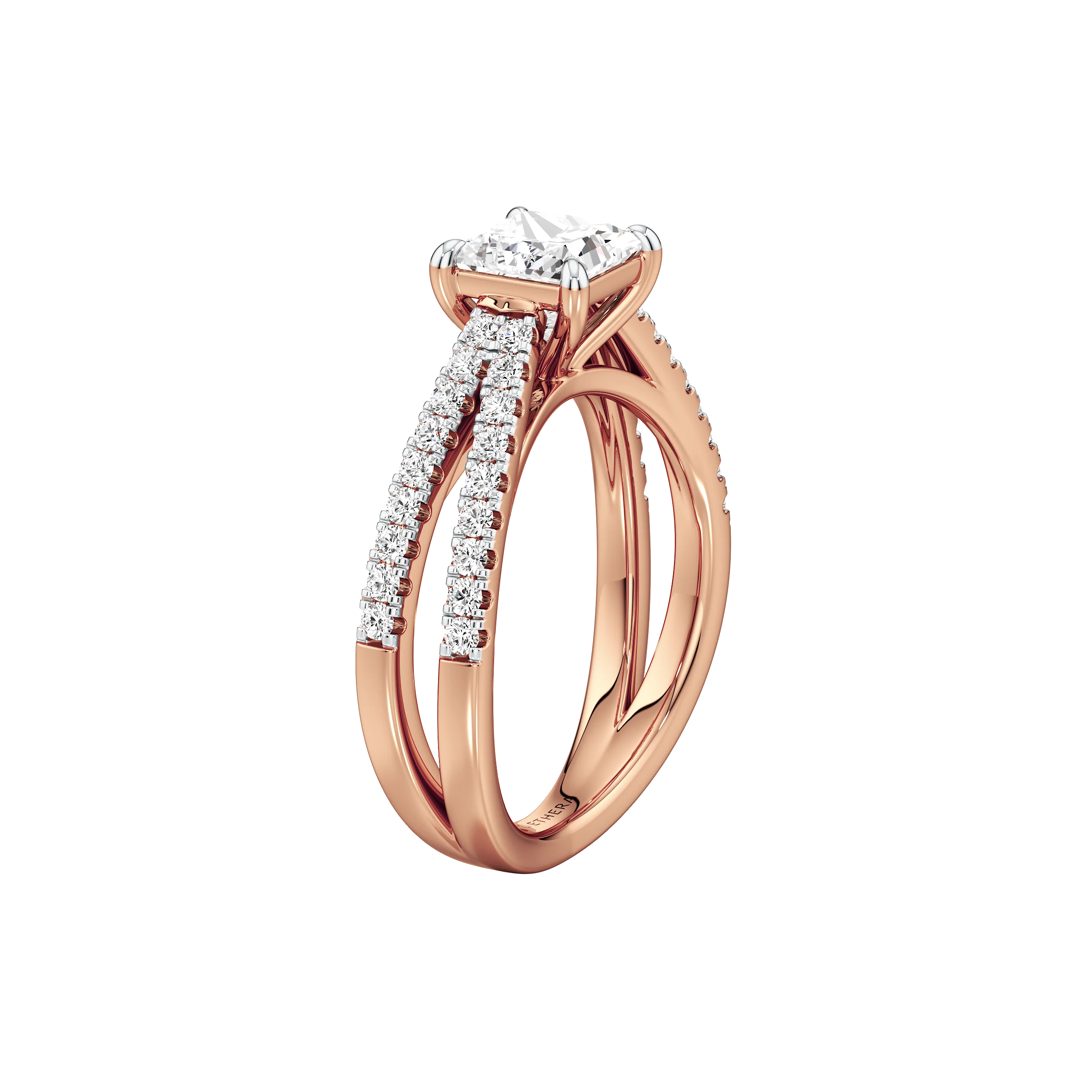 Luxe Willow Solitaire Ring 12