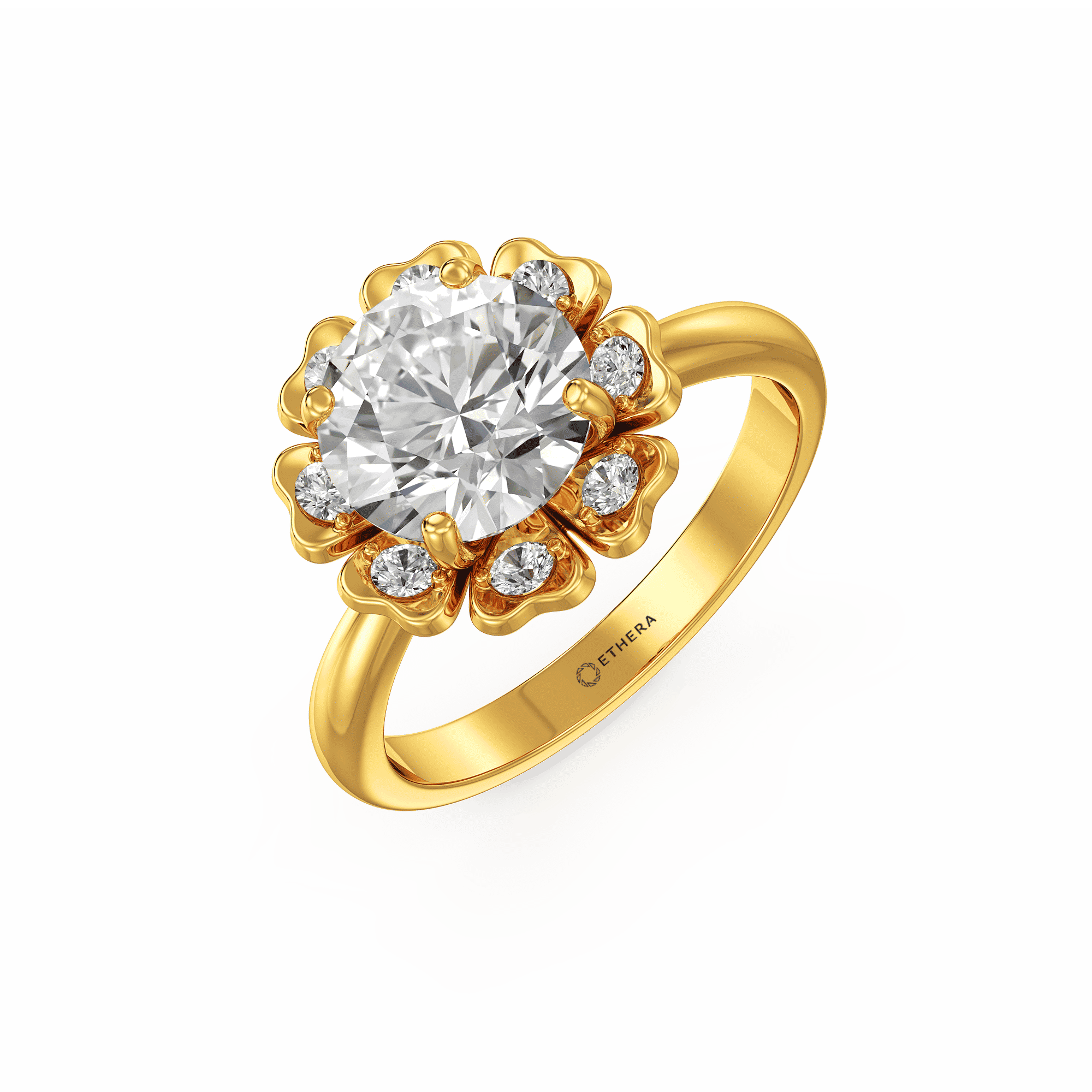 Gilded Pinch Ring 0