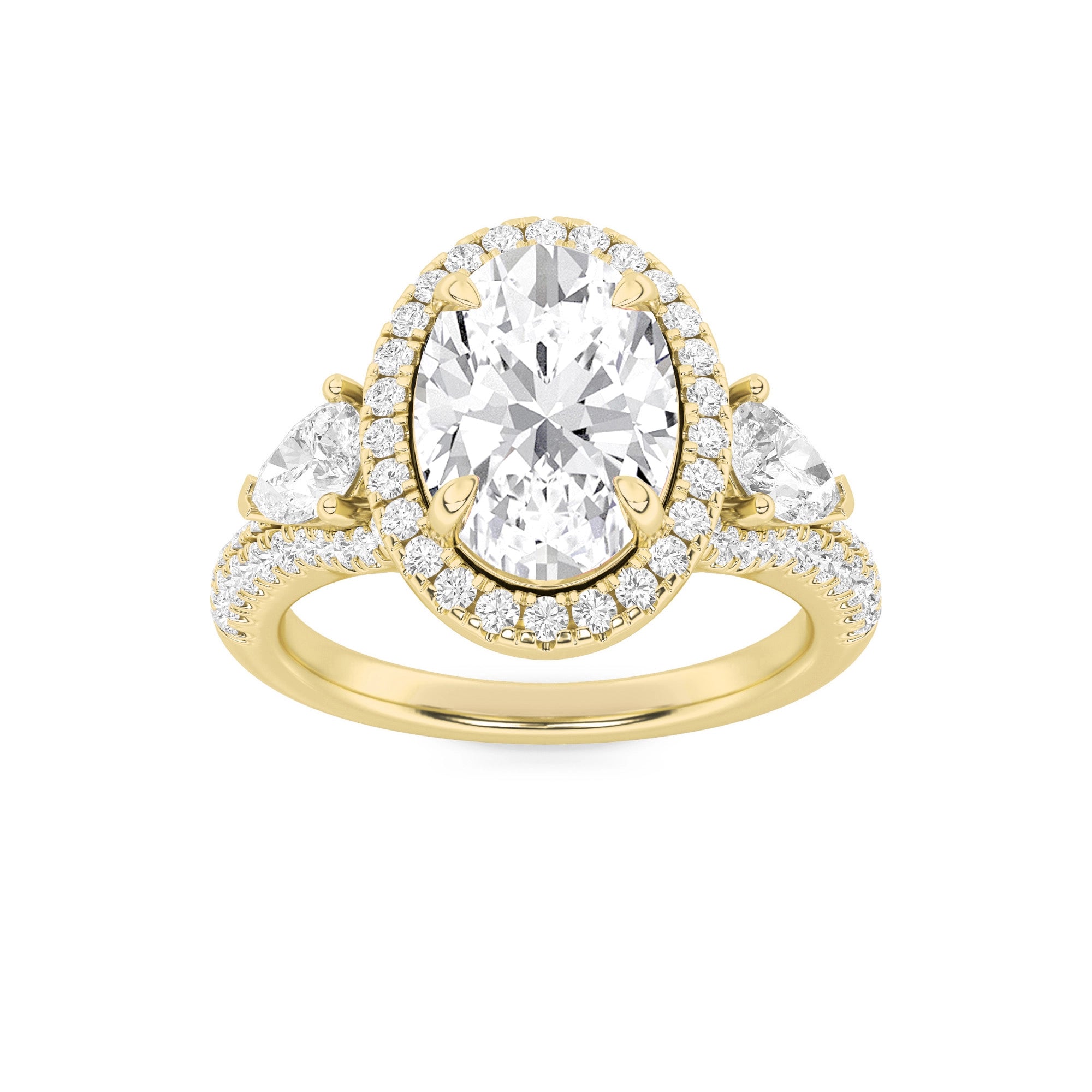 Radiance Triology 3 Stone Lab Grown Diamond Ring