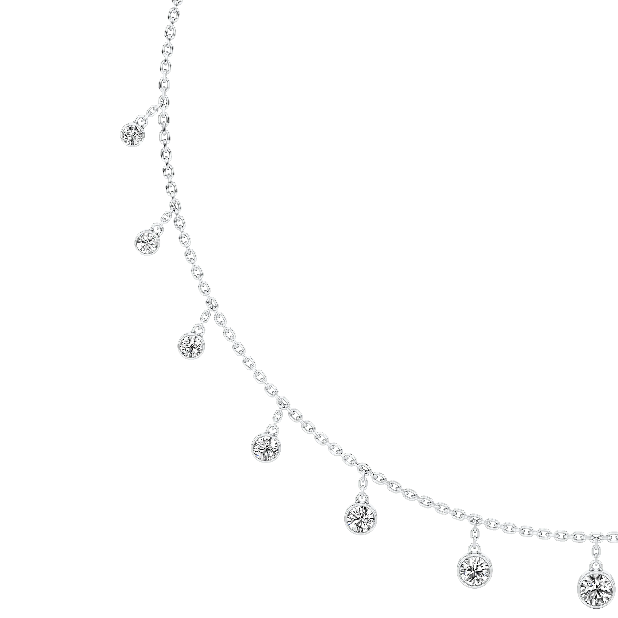 Starlit Droplet Necklace hover