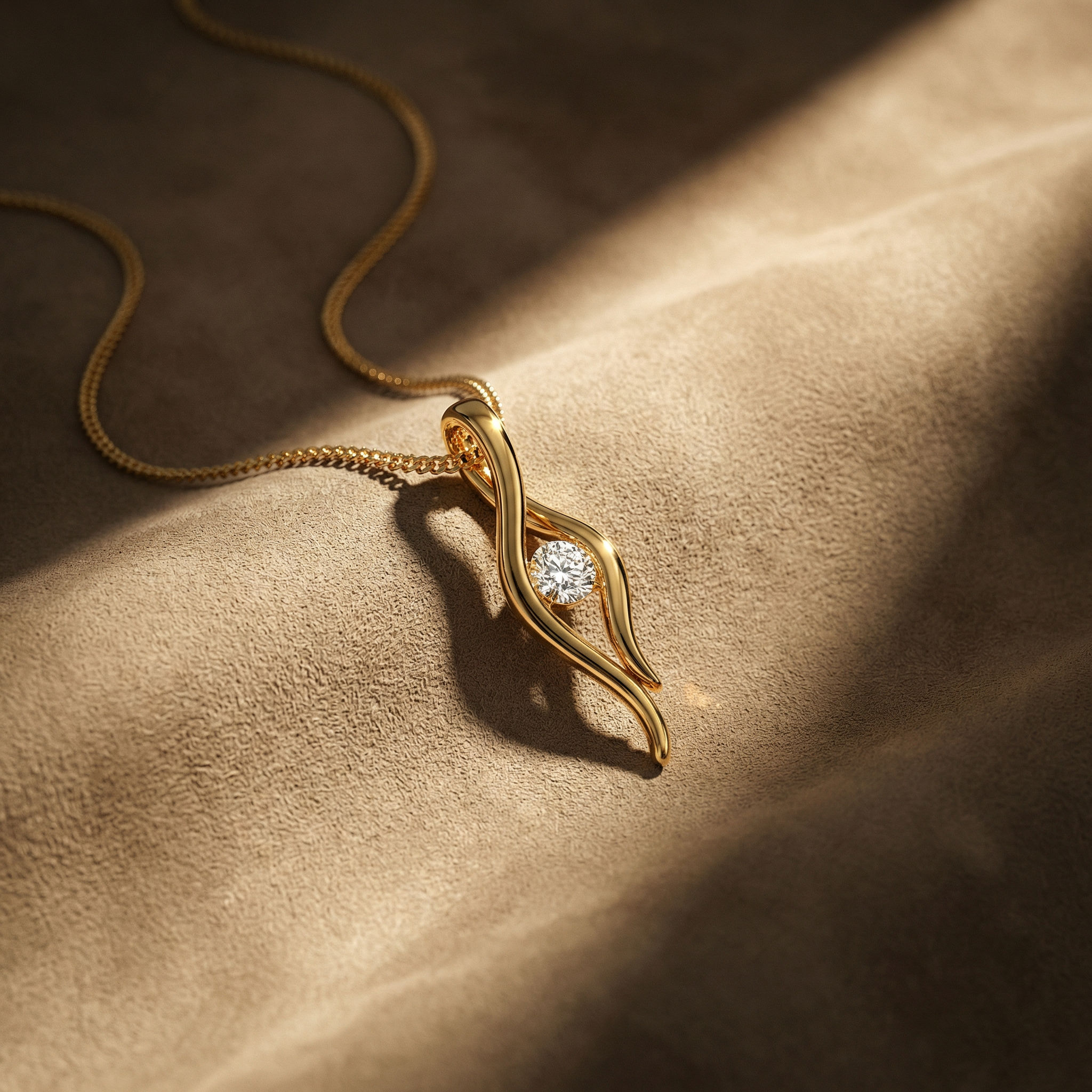 Fluid Embrace Pendant 2