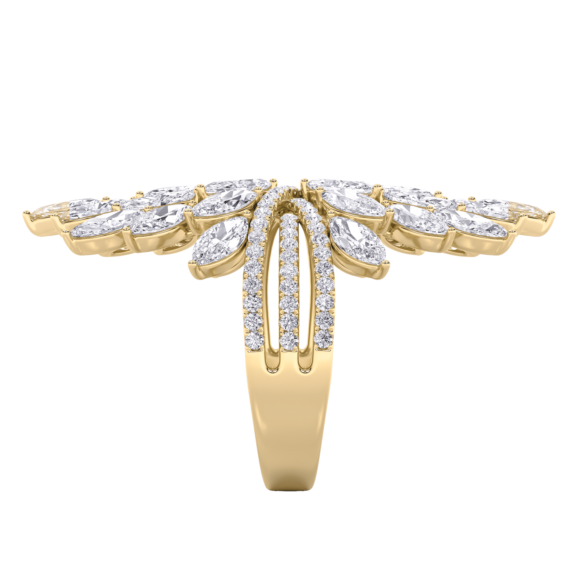 Floral Enchantment Cocktail Ring 3