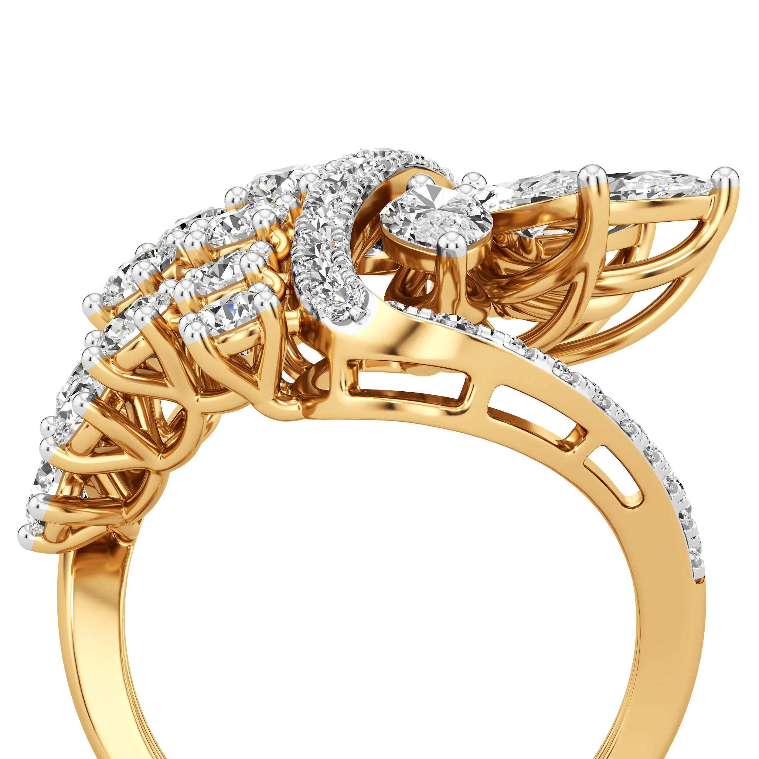 Aurora Wing Diamond Ring 4