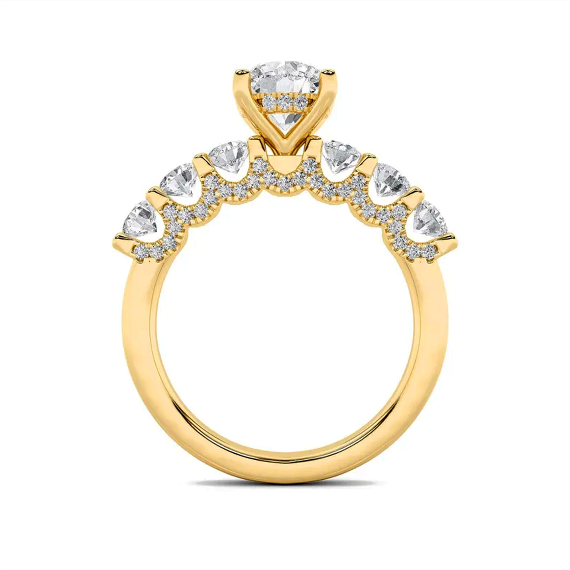 Eclipsed Radiance Bridal Ring Set 4