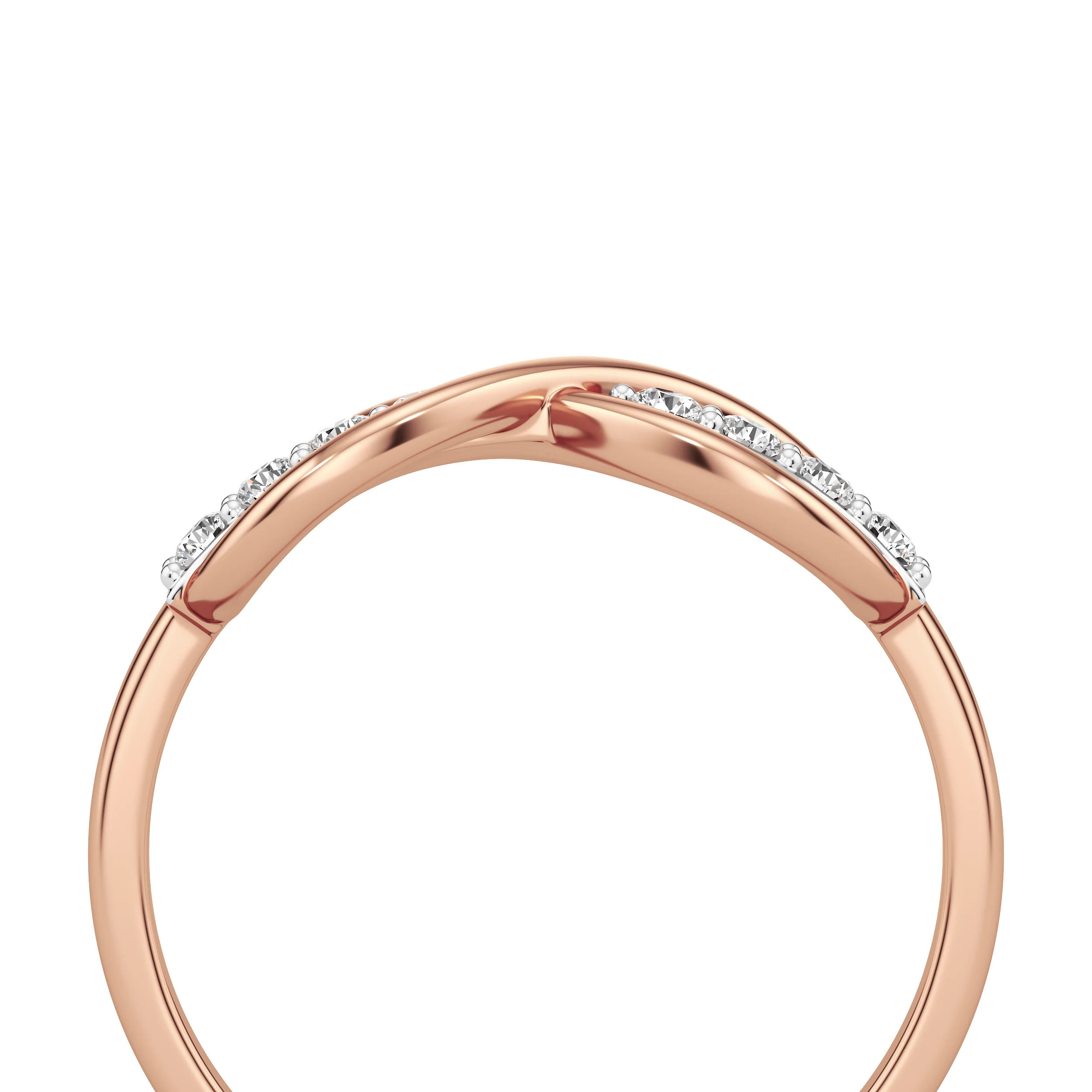 Infinity Glide Diamond Ring 17