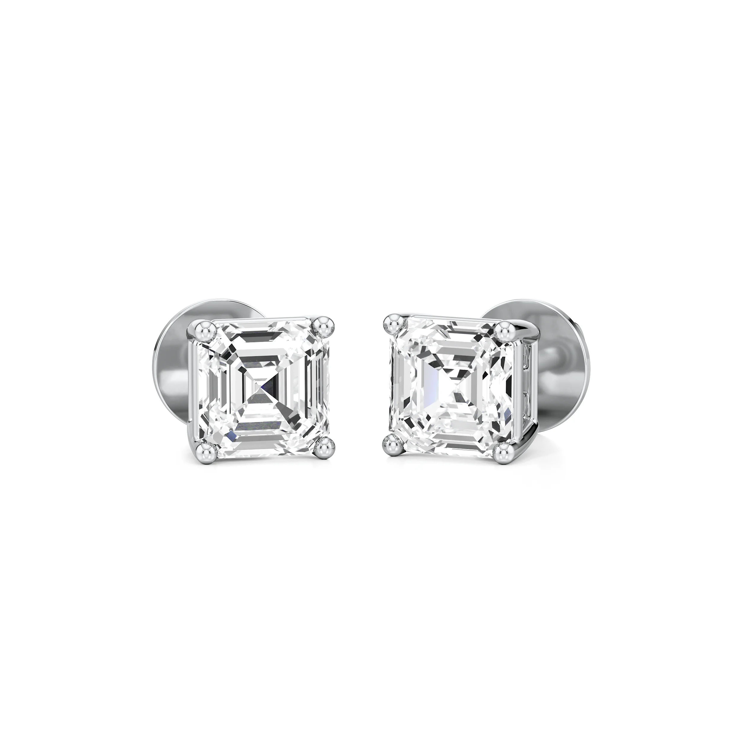 Prismatic Cut Stud Earrings 3