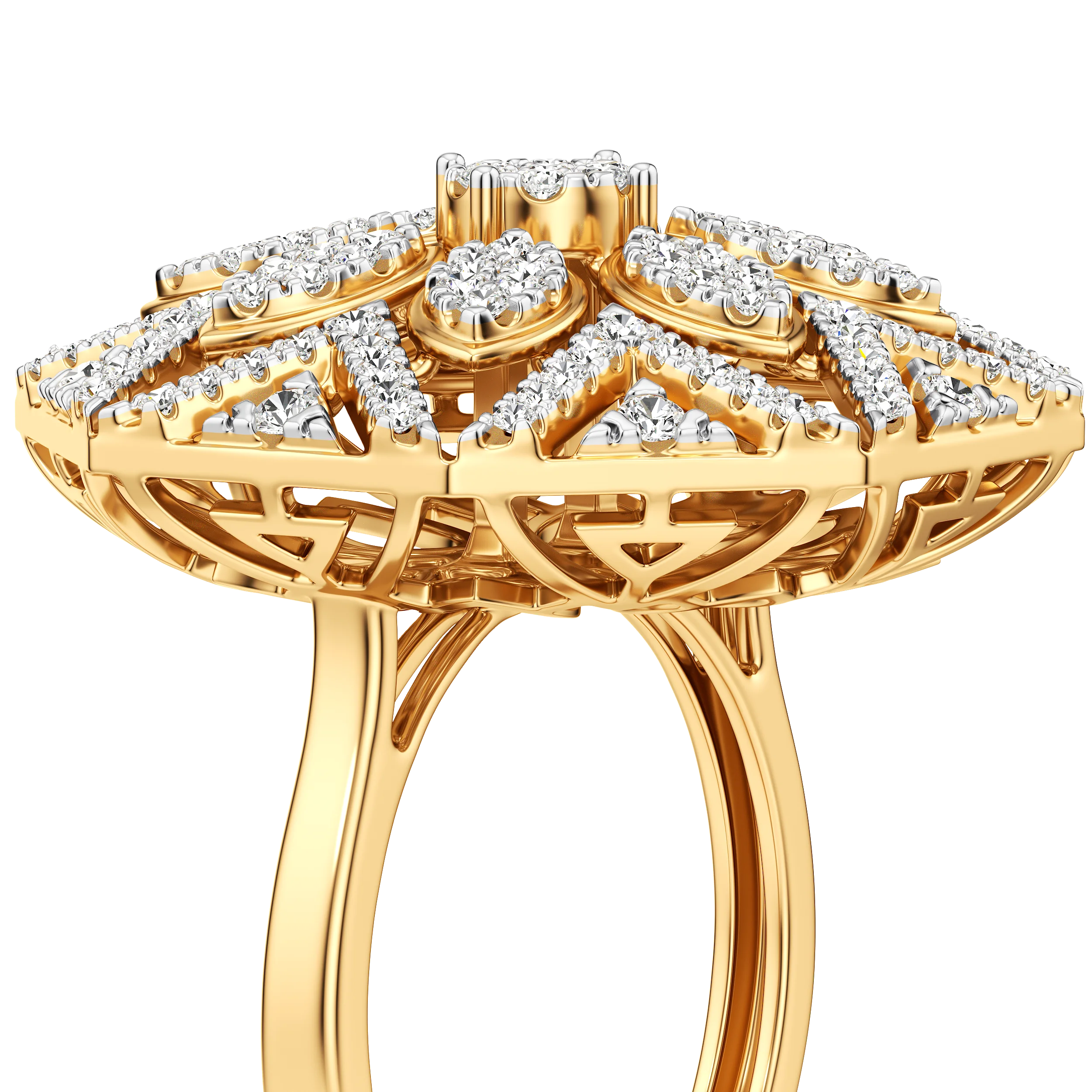 OctaBloom Statement Ring 7