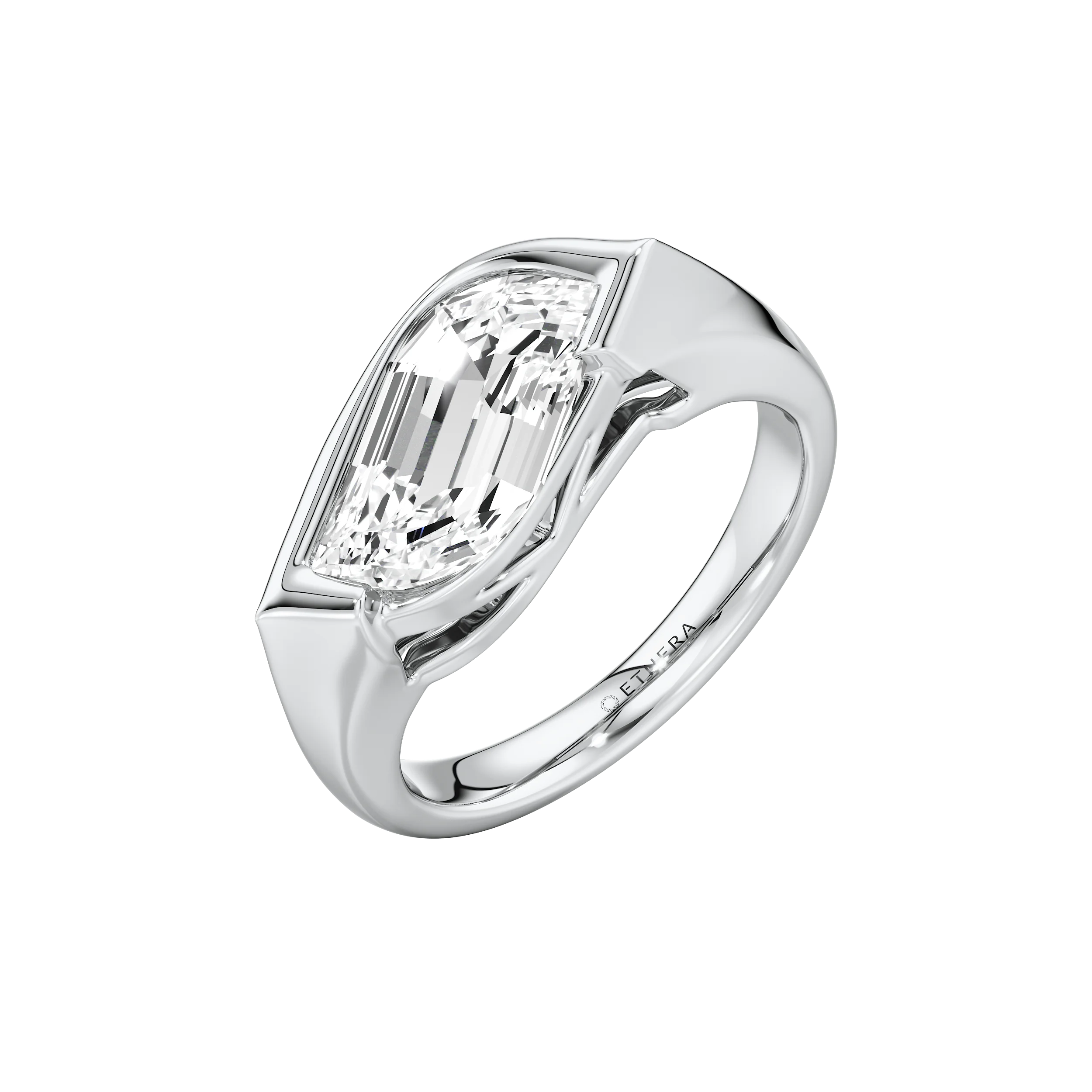 Chiseled Brilliance Solitaire Ring 7