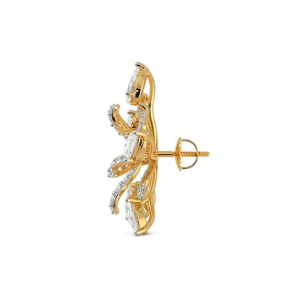 Pear Bloom Statement Studs 3