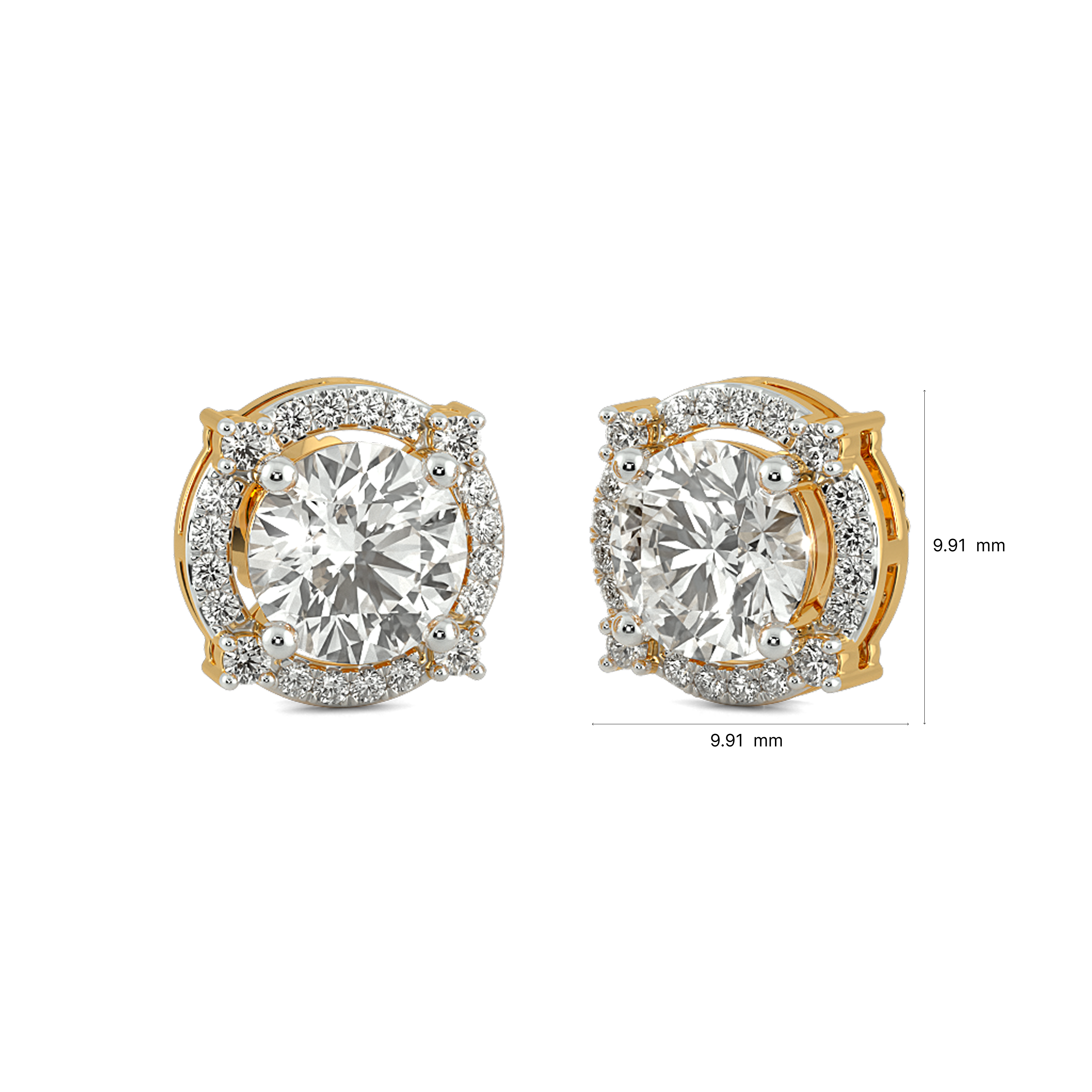 Halo In Motion Stud Earrings 5