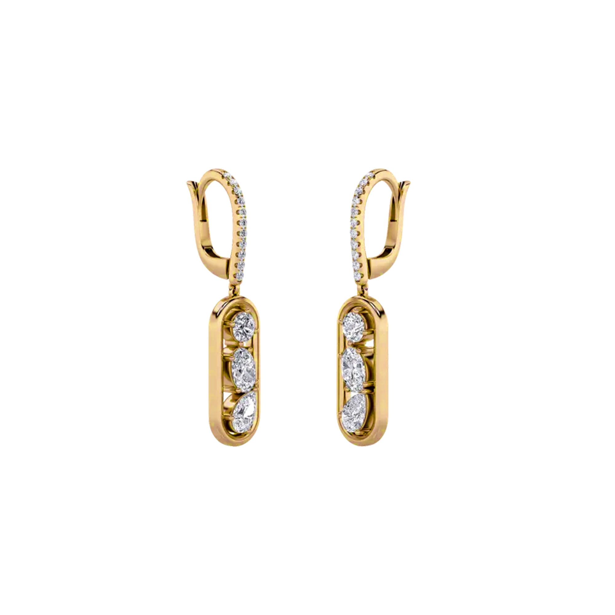 Trio Glow Hoops Earrings 0