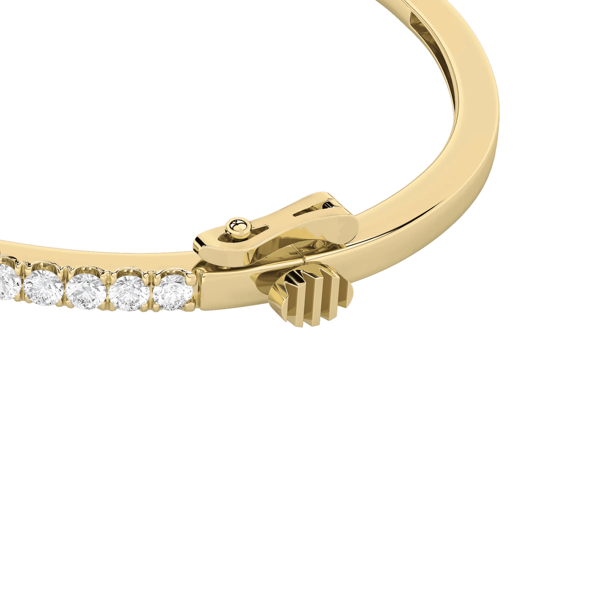 Celestial Radiance Oval Bangle 4