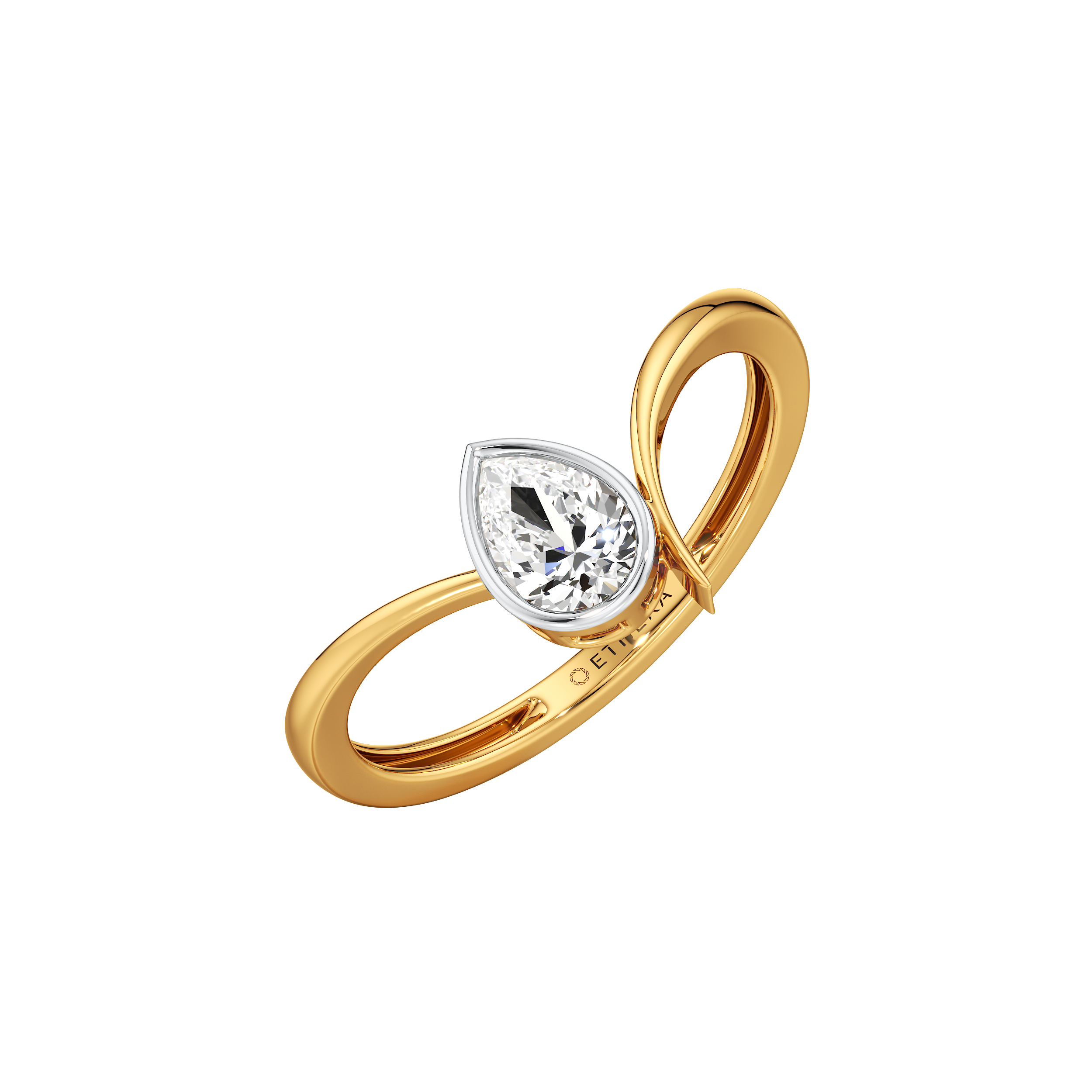 Teardrop Loop Ring