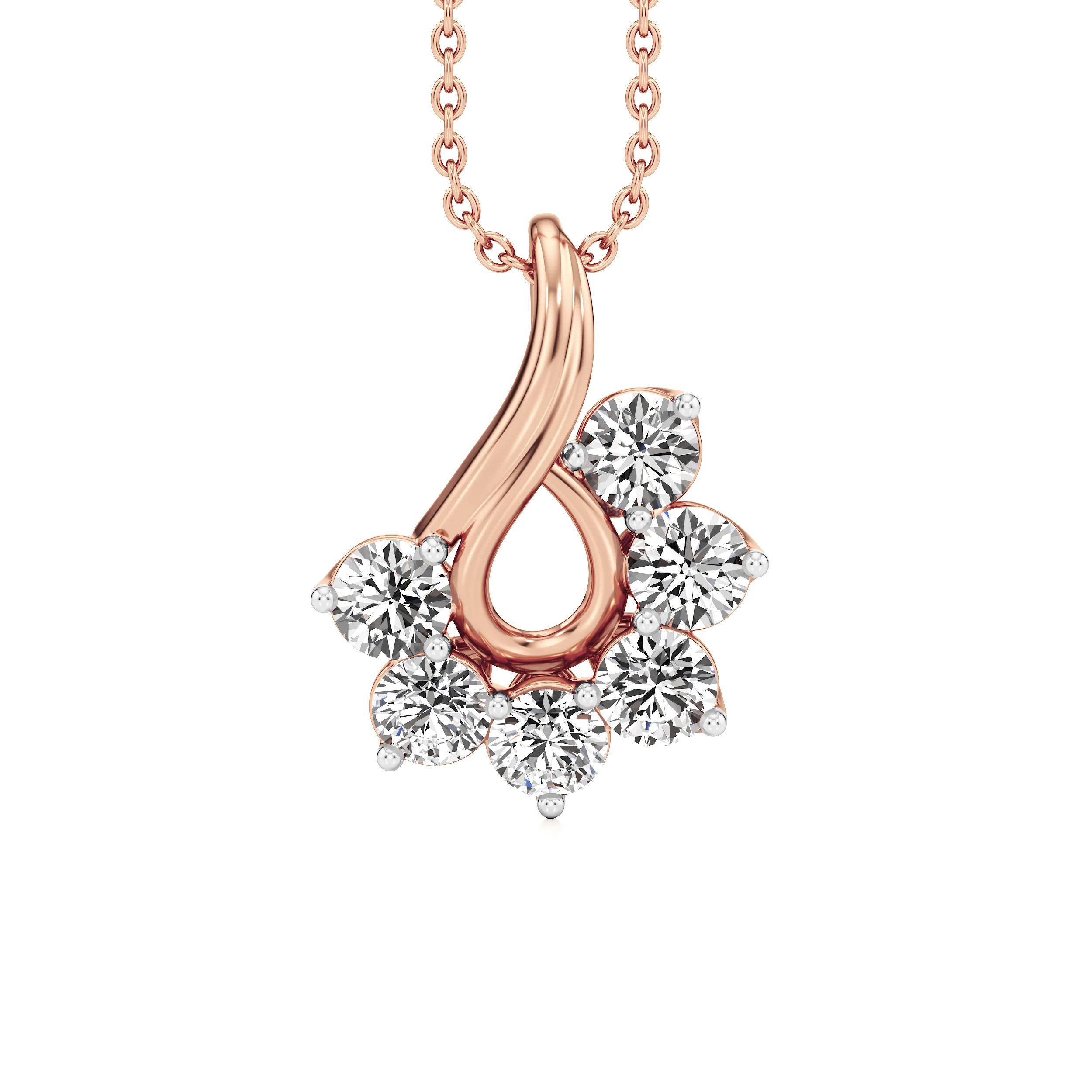 Loop Petal Pendant 10