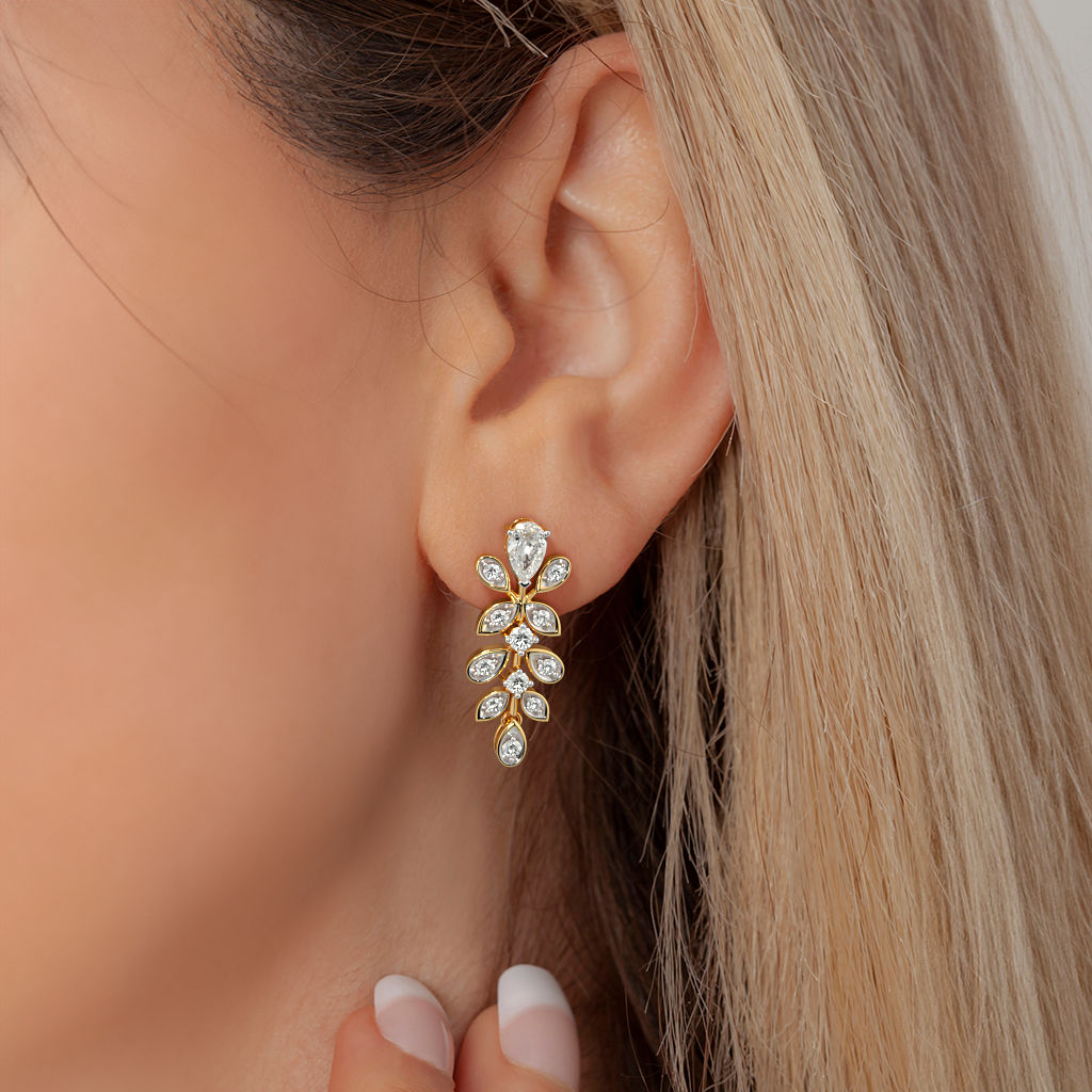 Foliaire Drop Earrings