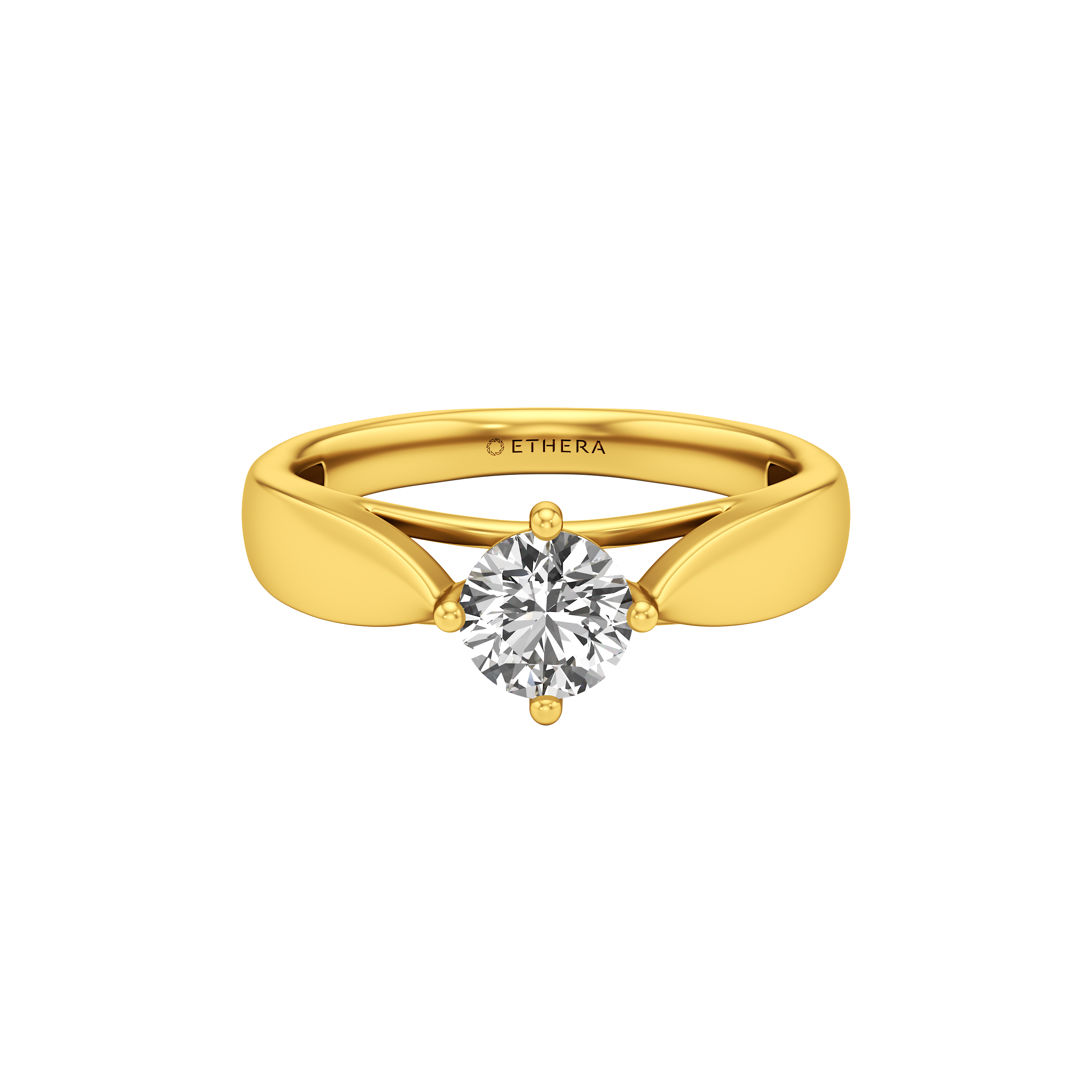 Smoothset Centre-Stone Ring 1