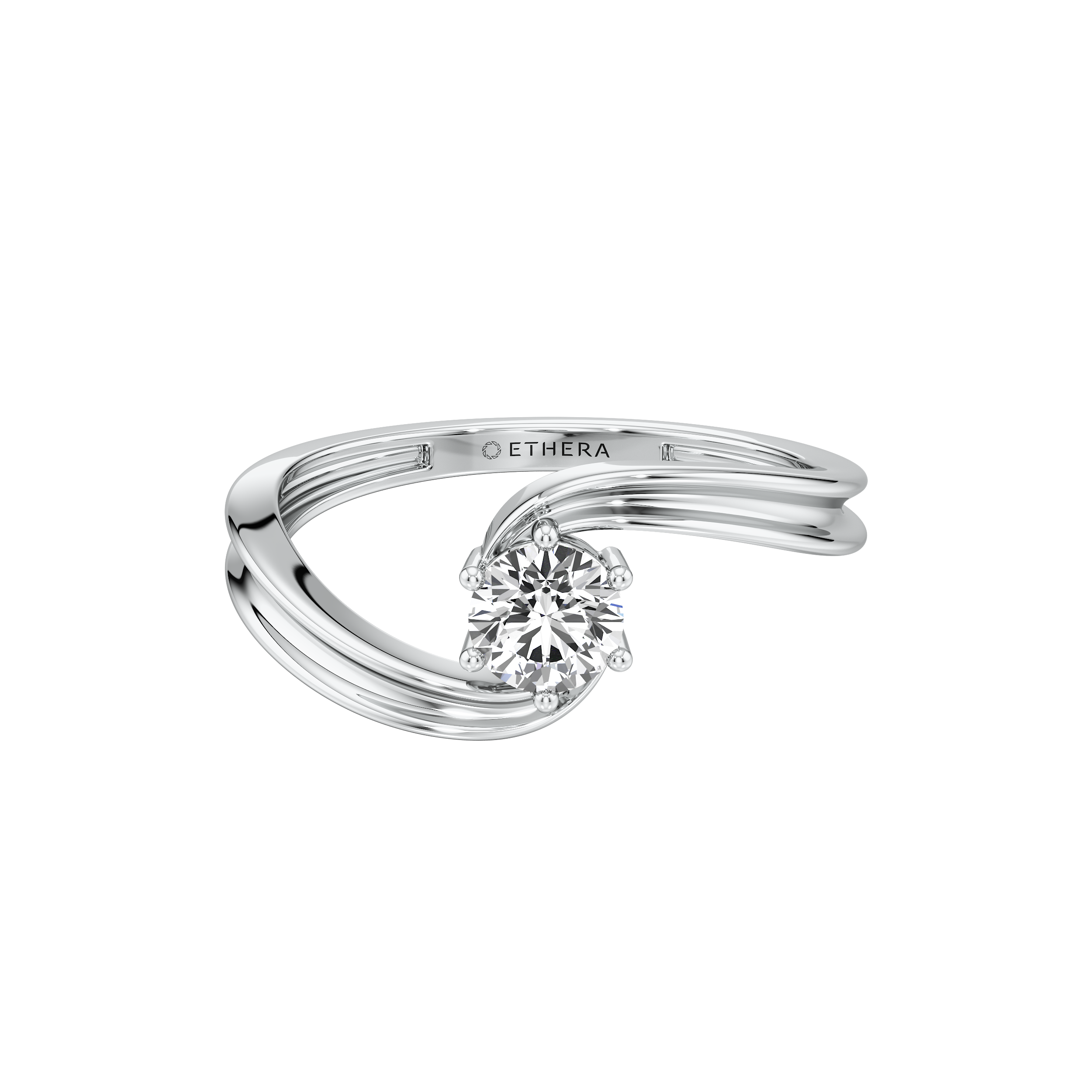Glide Solitaire Ring 9