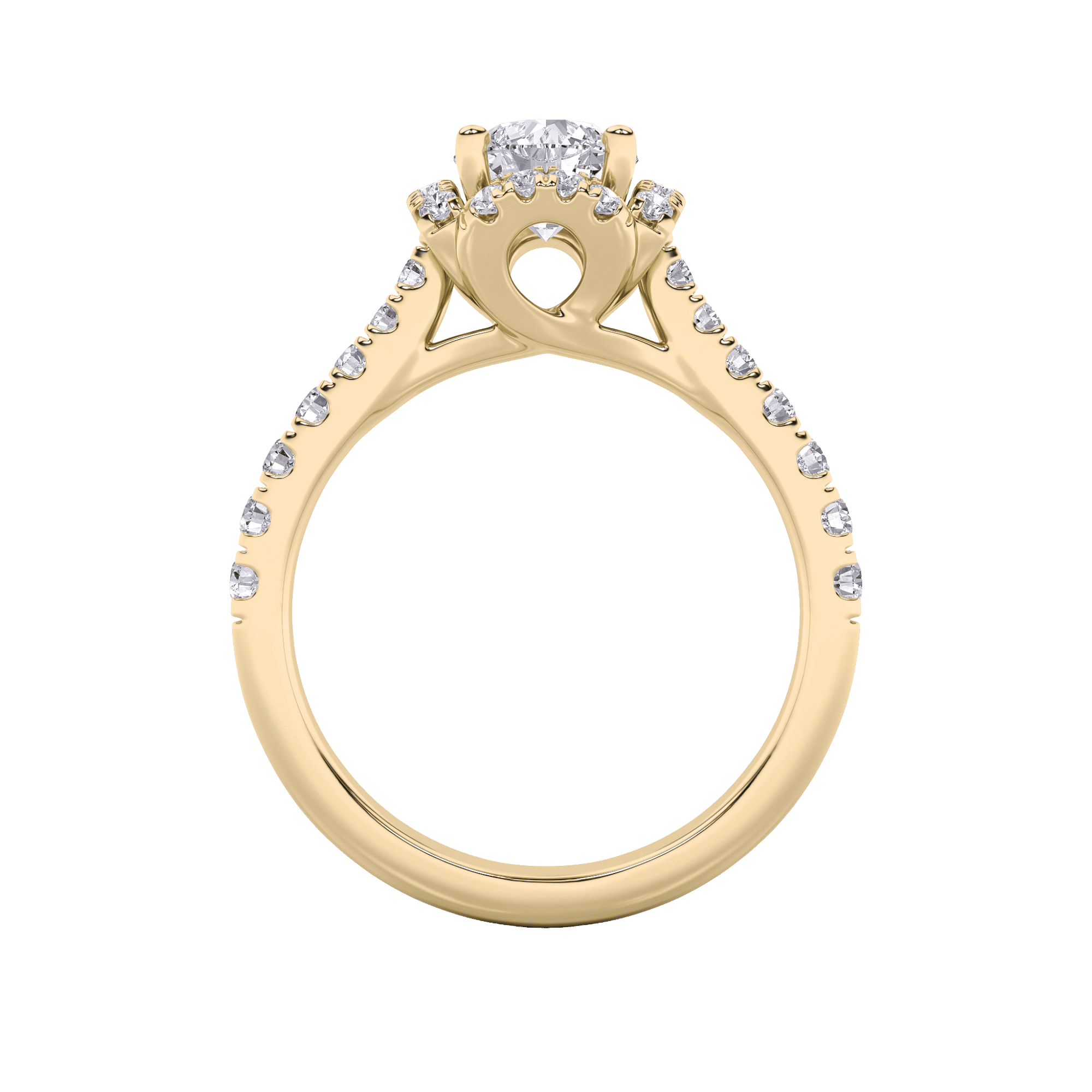 Secret Garden Solitaire Ring 4