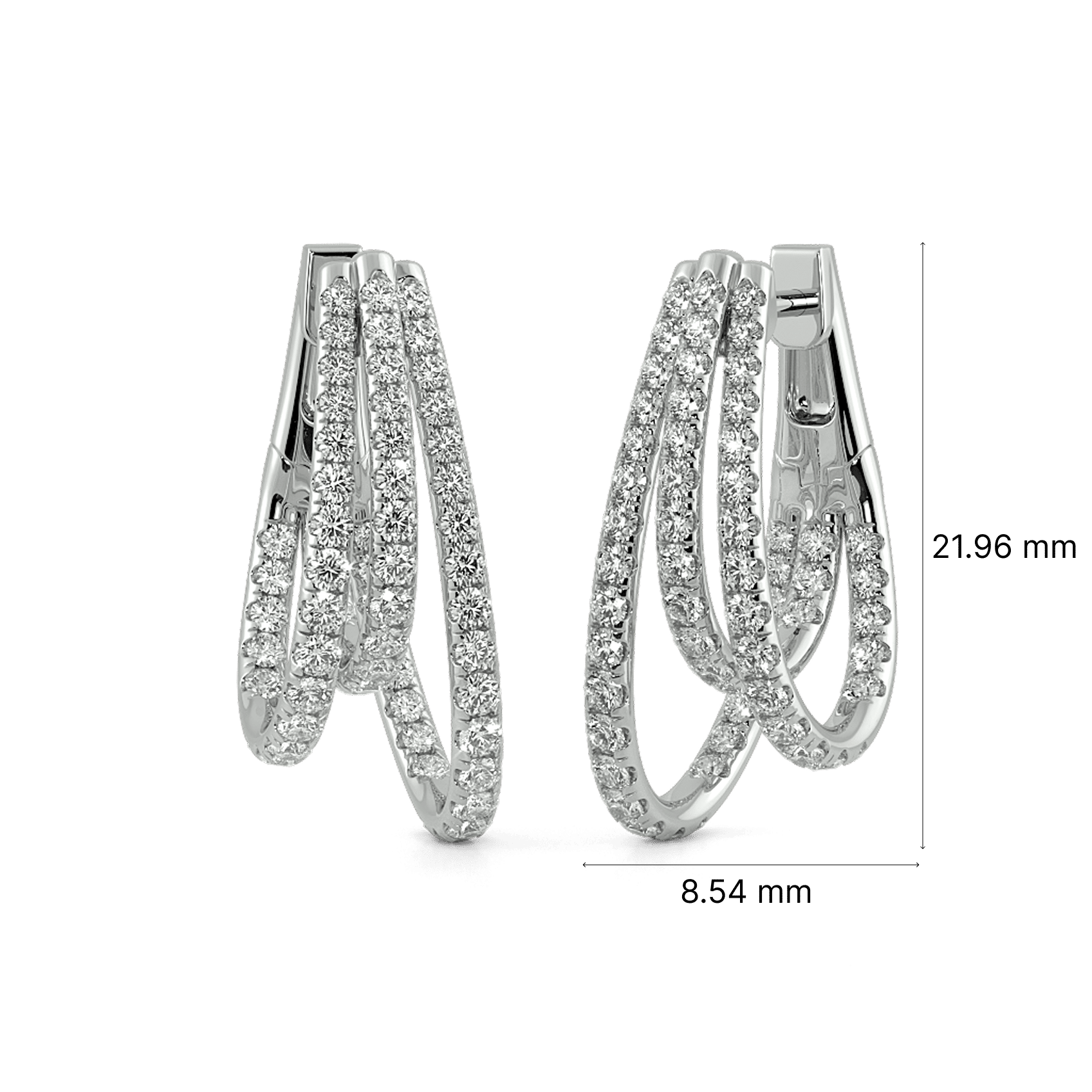 Unified Strands Hoop Earrings 5