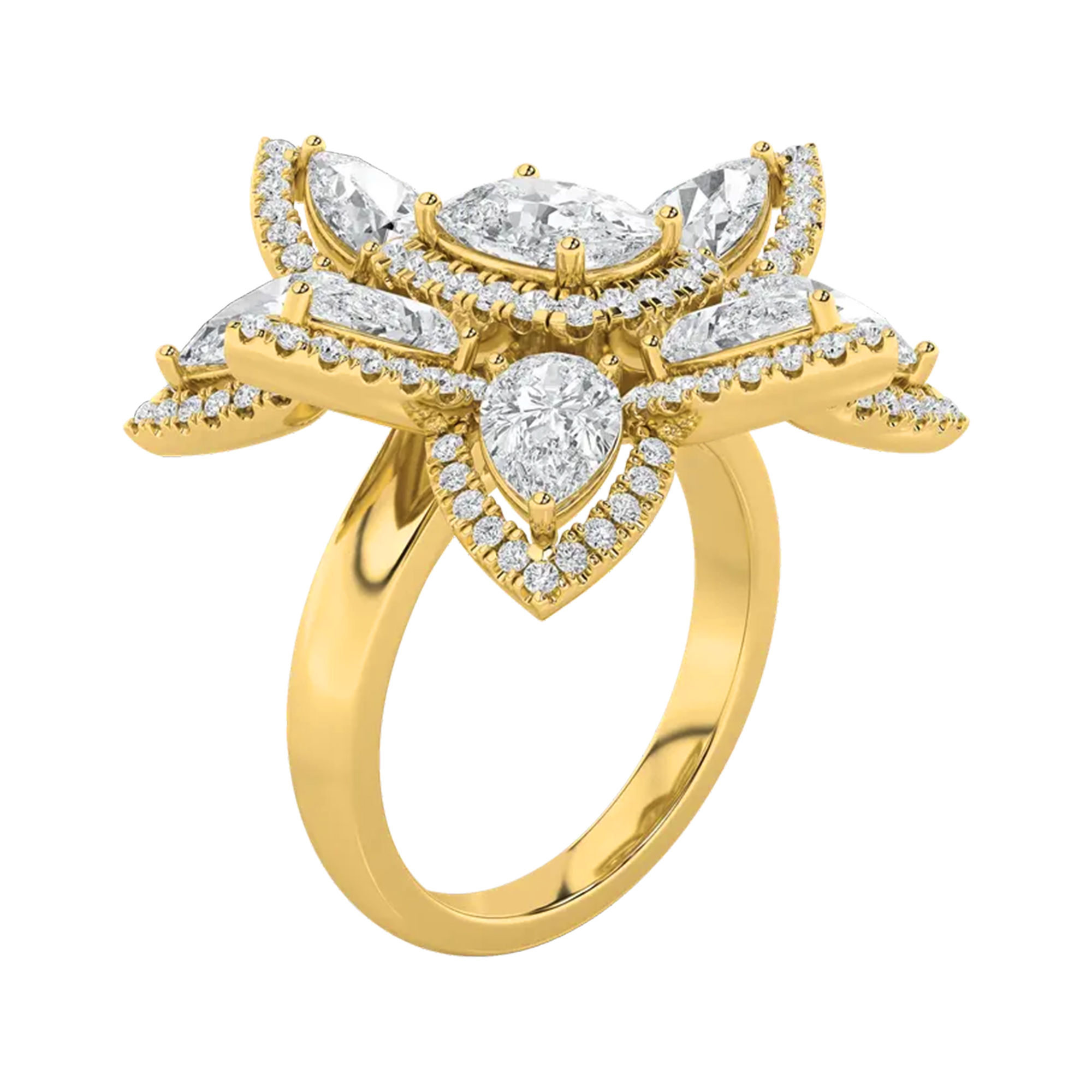 Vintage Garden Cocktail Ring 0