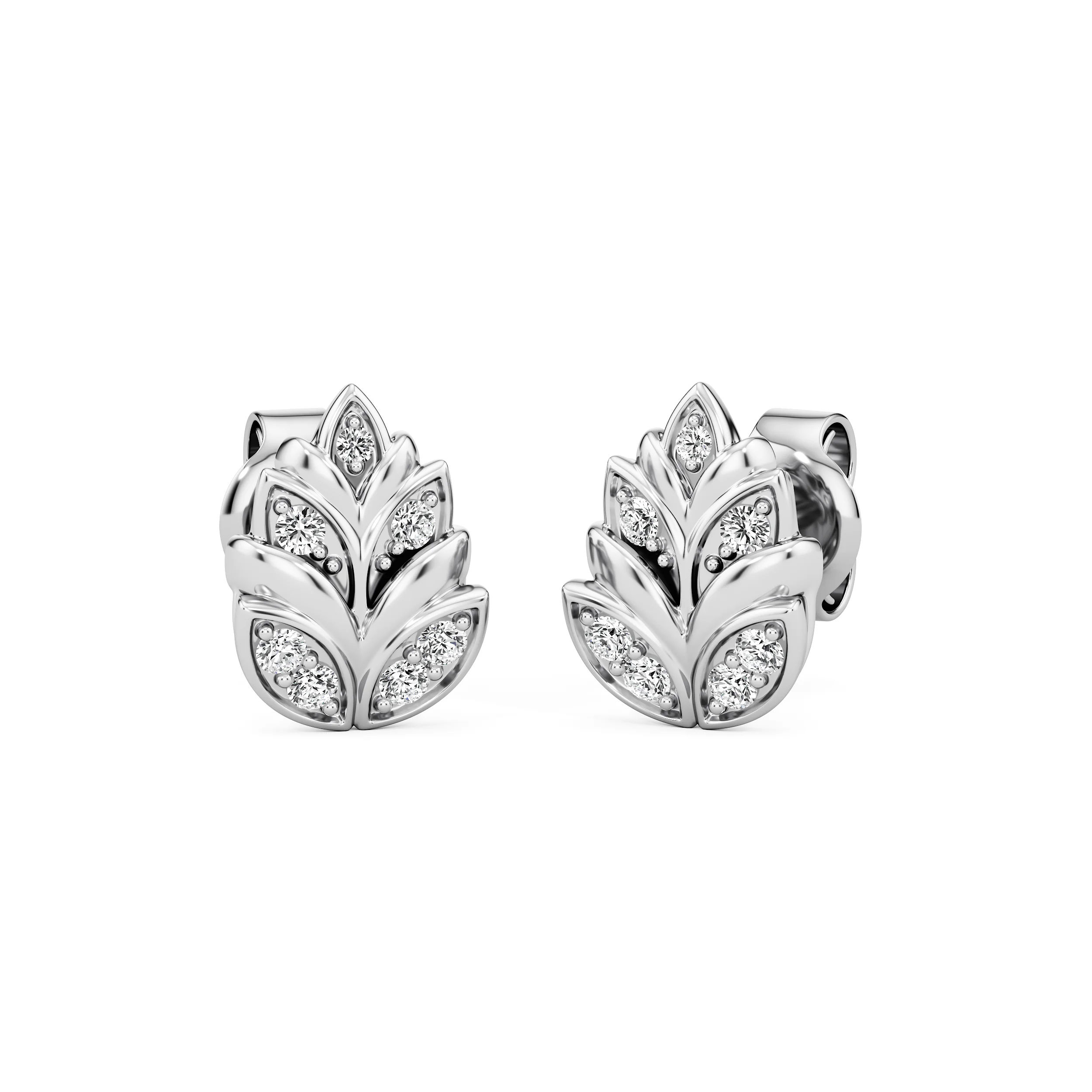 Lustre Bloom Diamond Studs 2