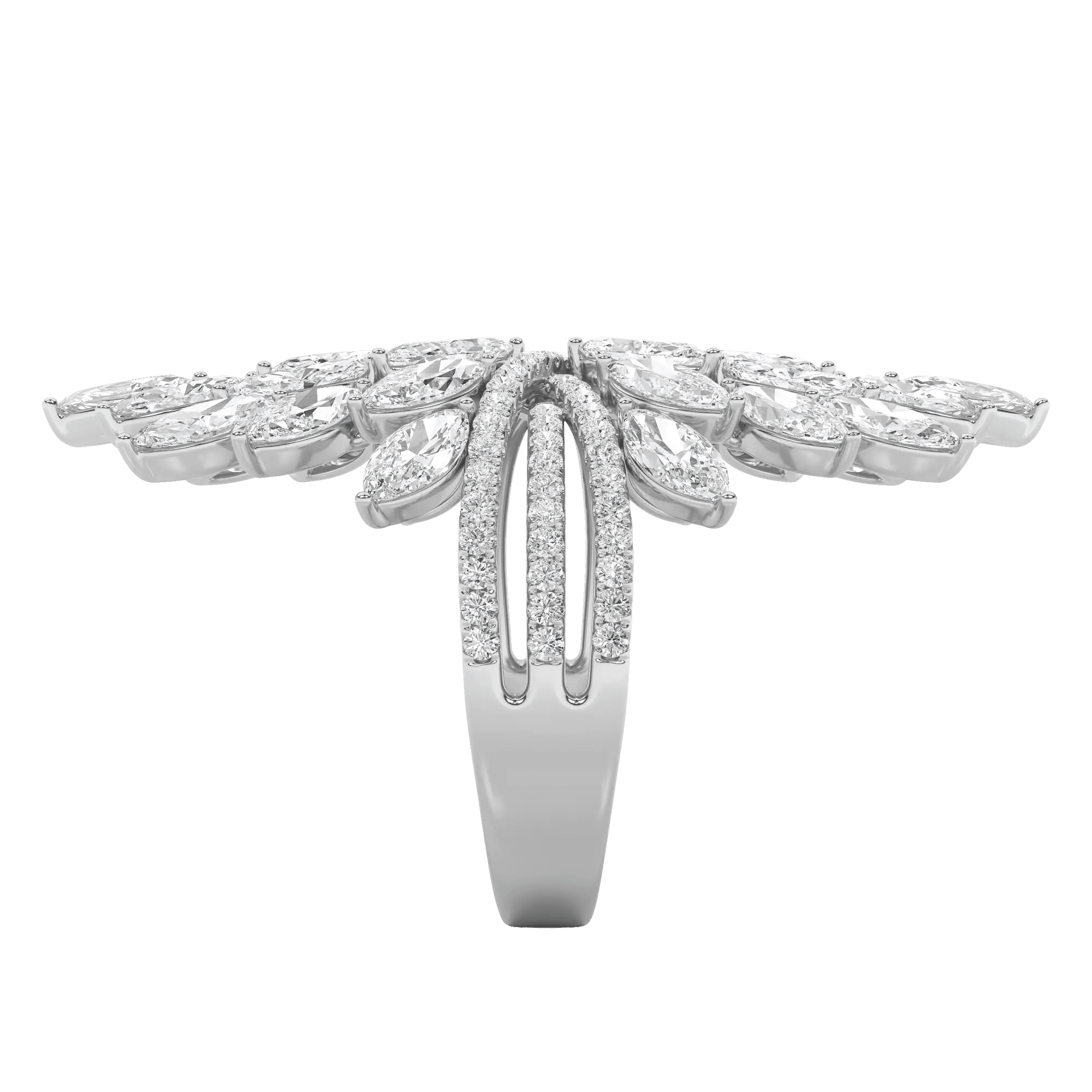 Floral Enchantment Cocktail Ring 7