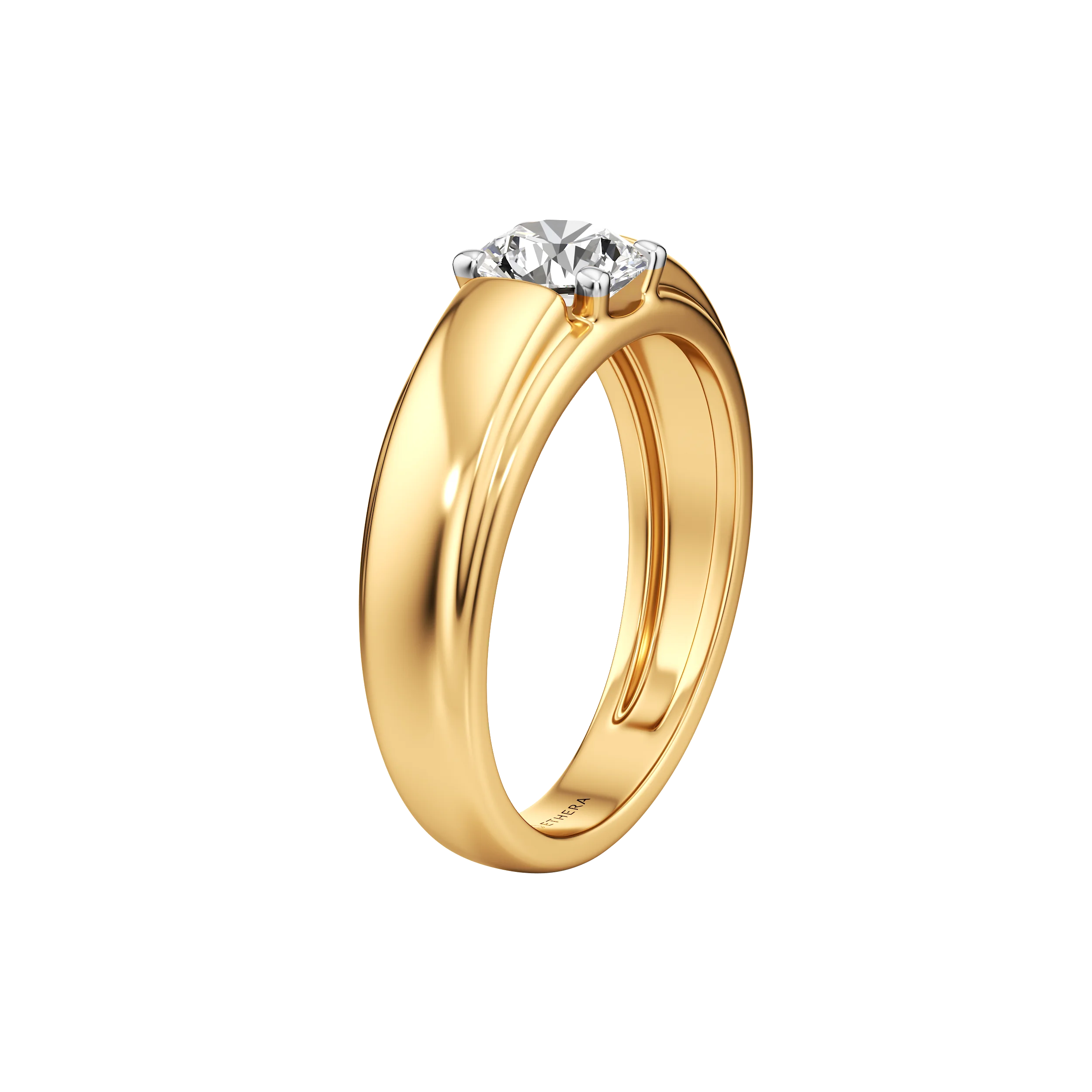 Pureline Solitaire Ring 3
