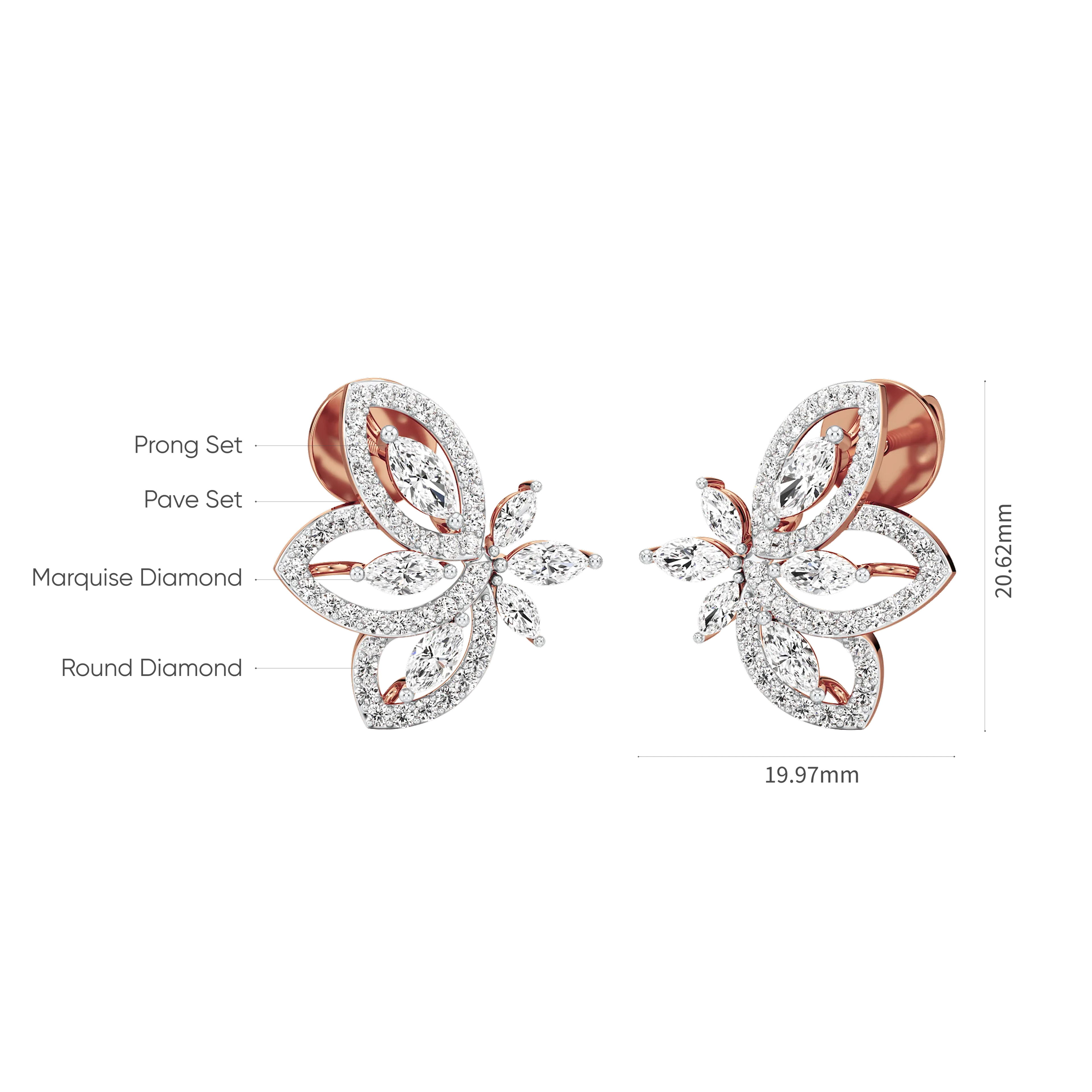 Fleur Muse Stud Earrings 9