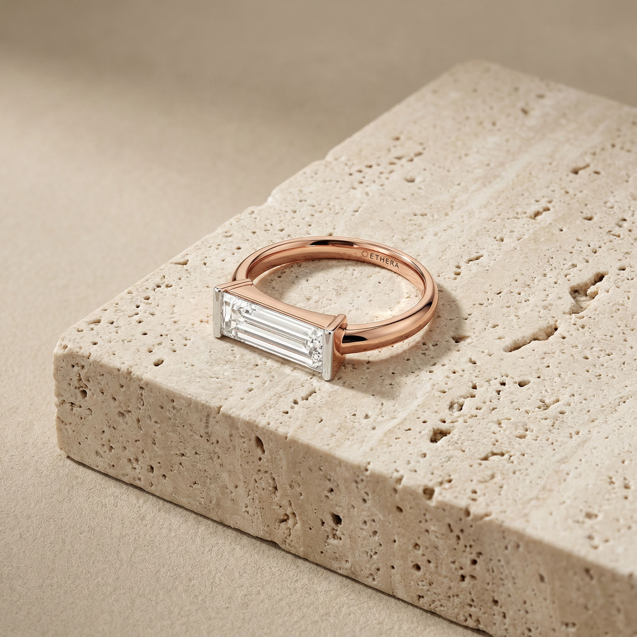 Westward Glow Solitaire Ring 2