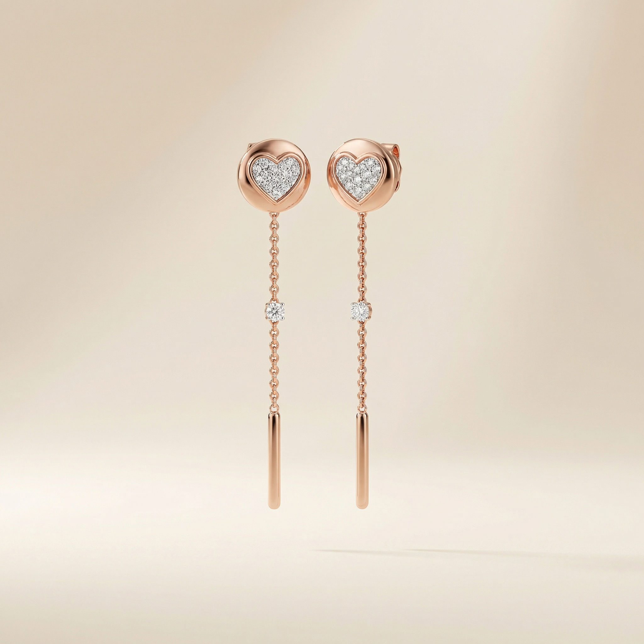Heartline Drop Earrings 2