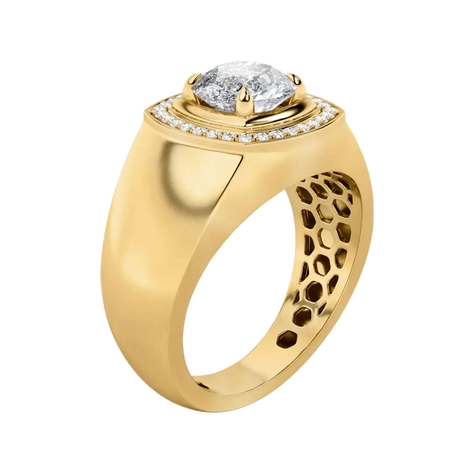 Regent Halo Ring
